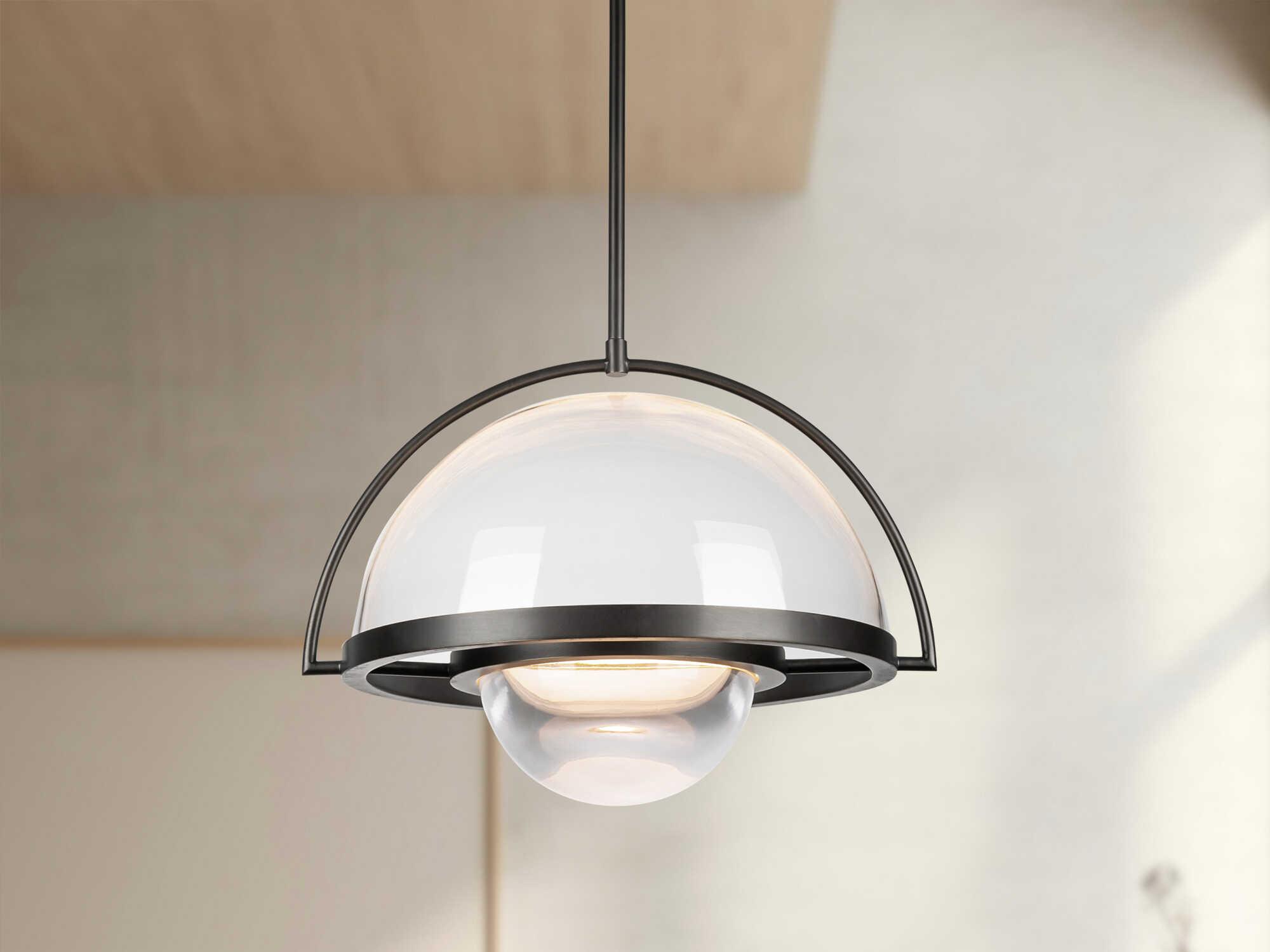Kuzco Lighting Bowery Urban Bronze Dome Pendant