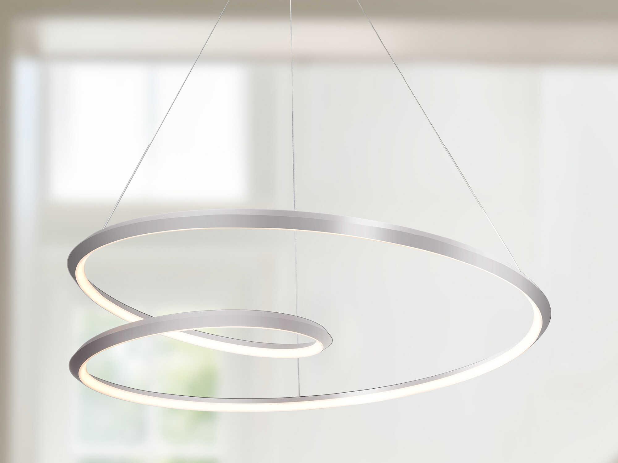 Kuzco Lighting Ampersand Brushed Nickel Pendant