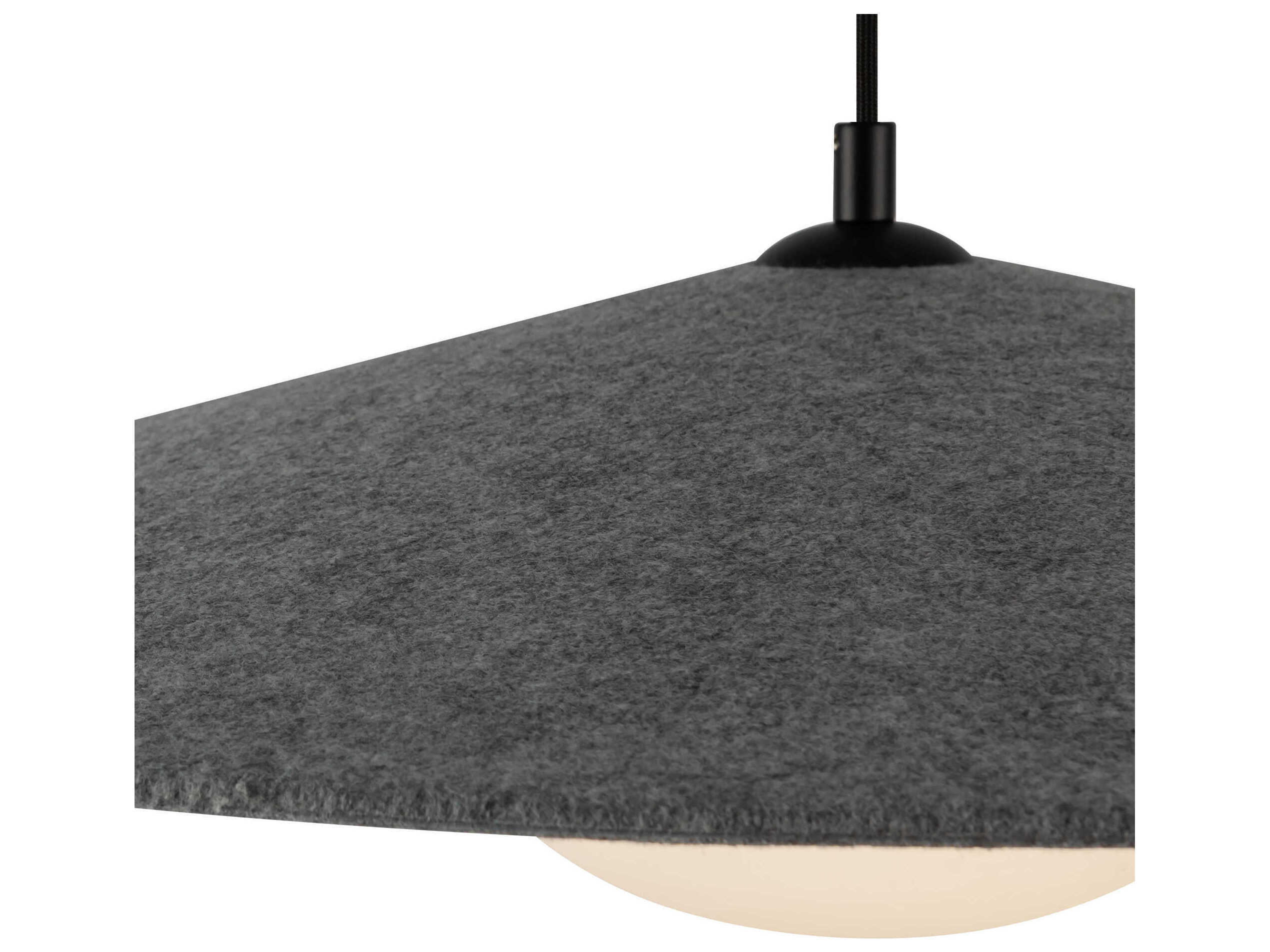 Kuzco Lighting Cruz Gray Felt Pendant