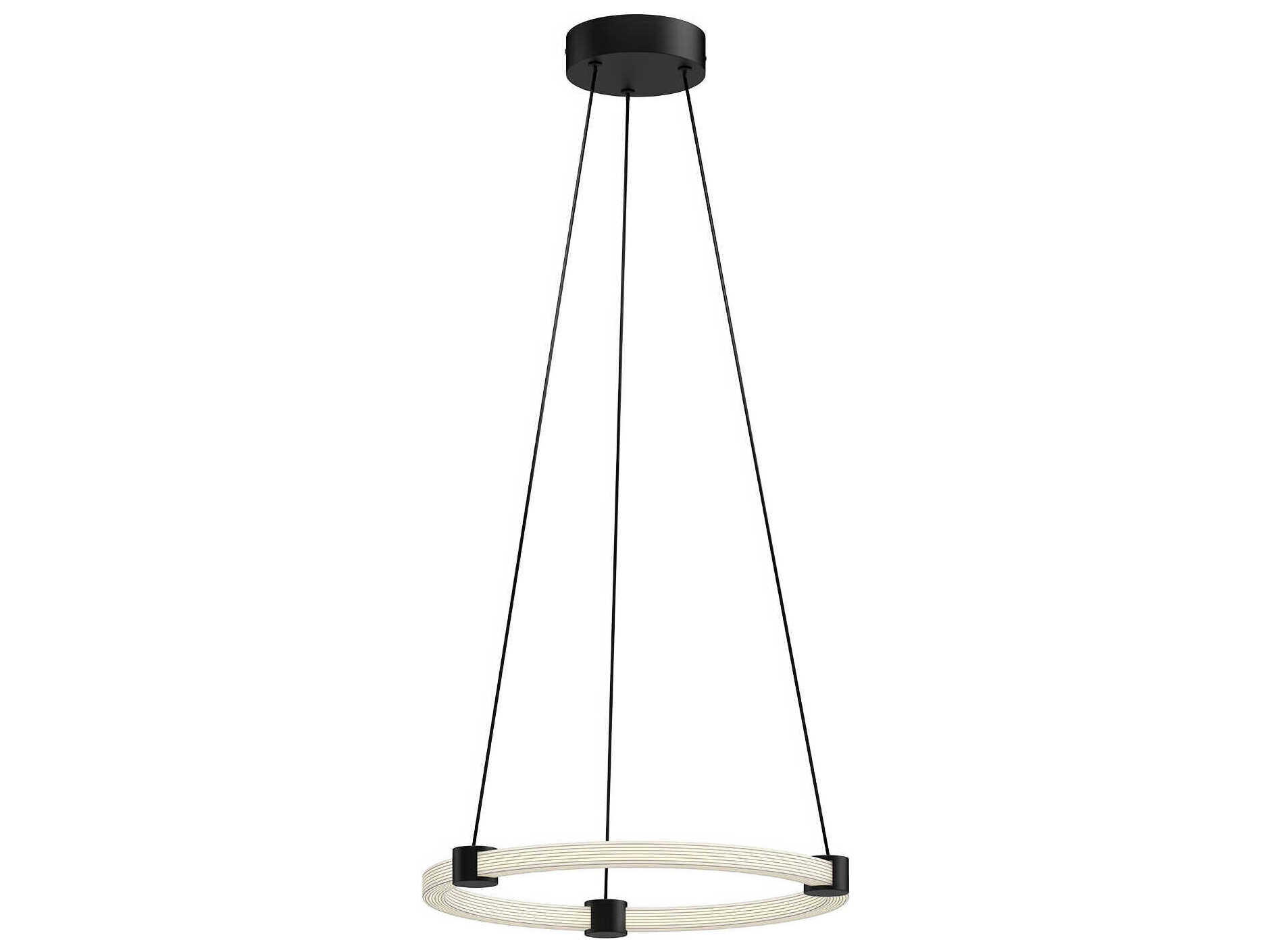 Kuzco Lighting Bruni Black Round Pendant