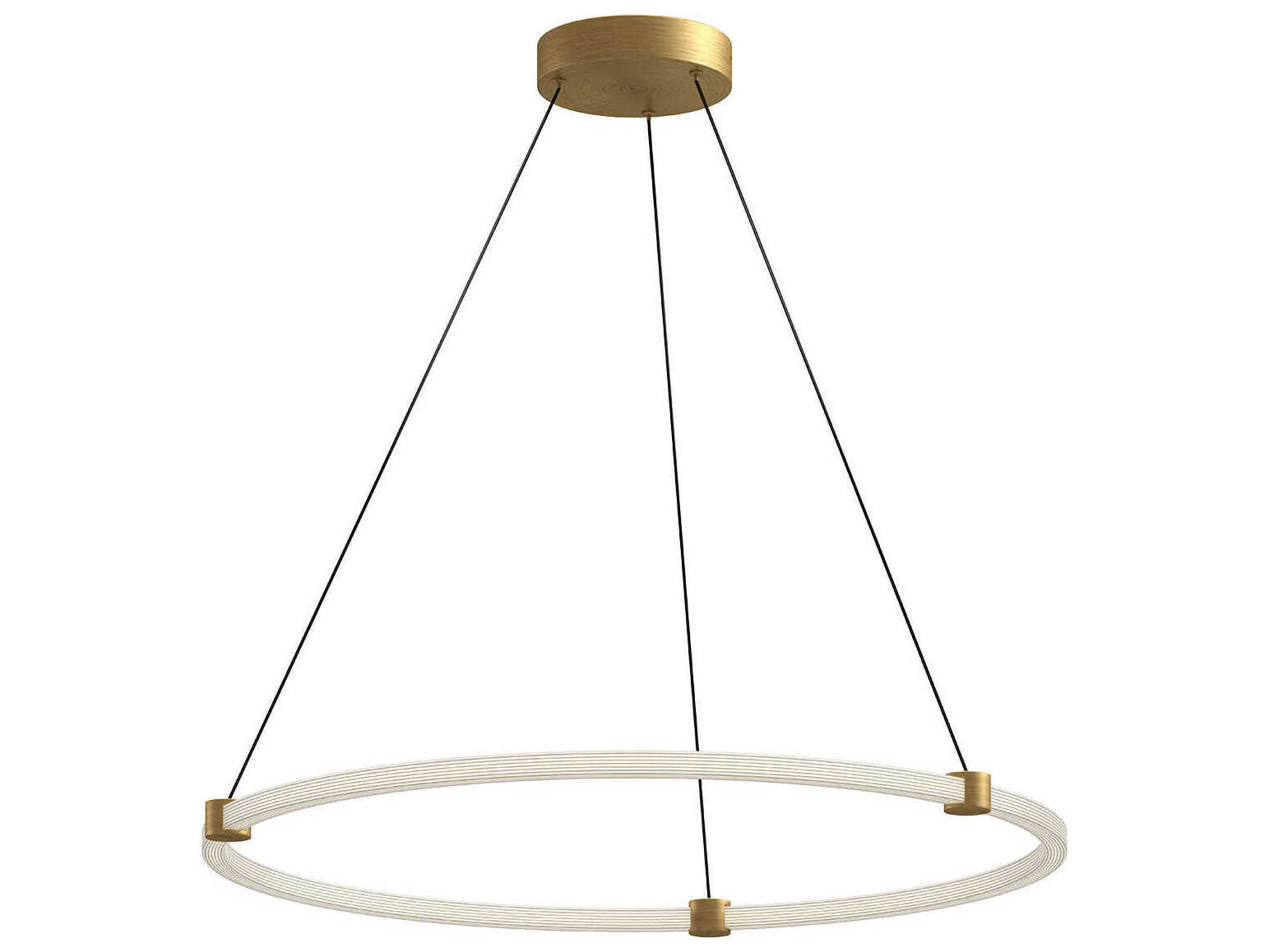 Kuzco Lighting Bruni Brushed Gold Round Pendant