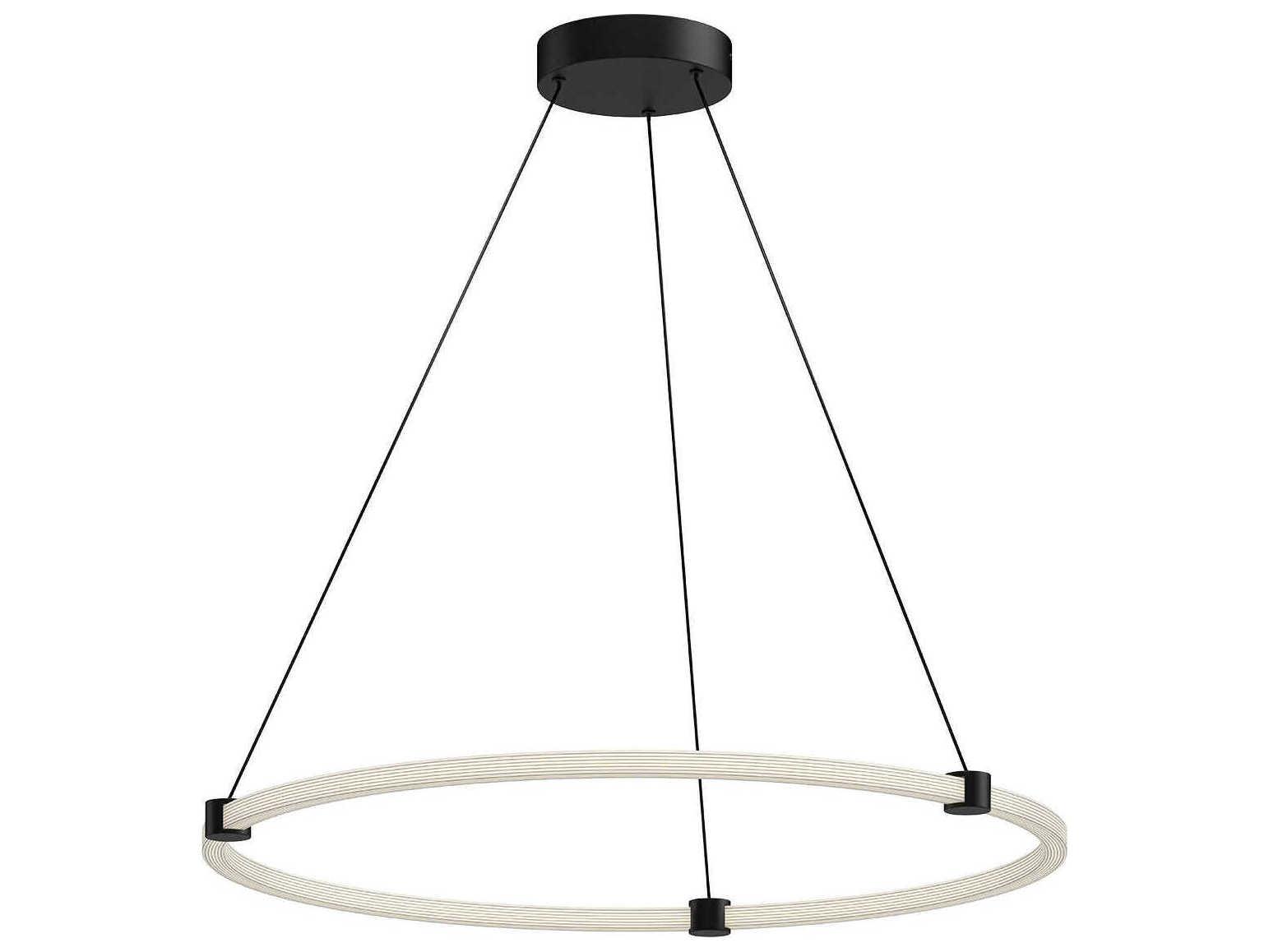 Kuzco Lighting Bruni Black Round Pendant