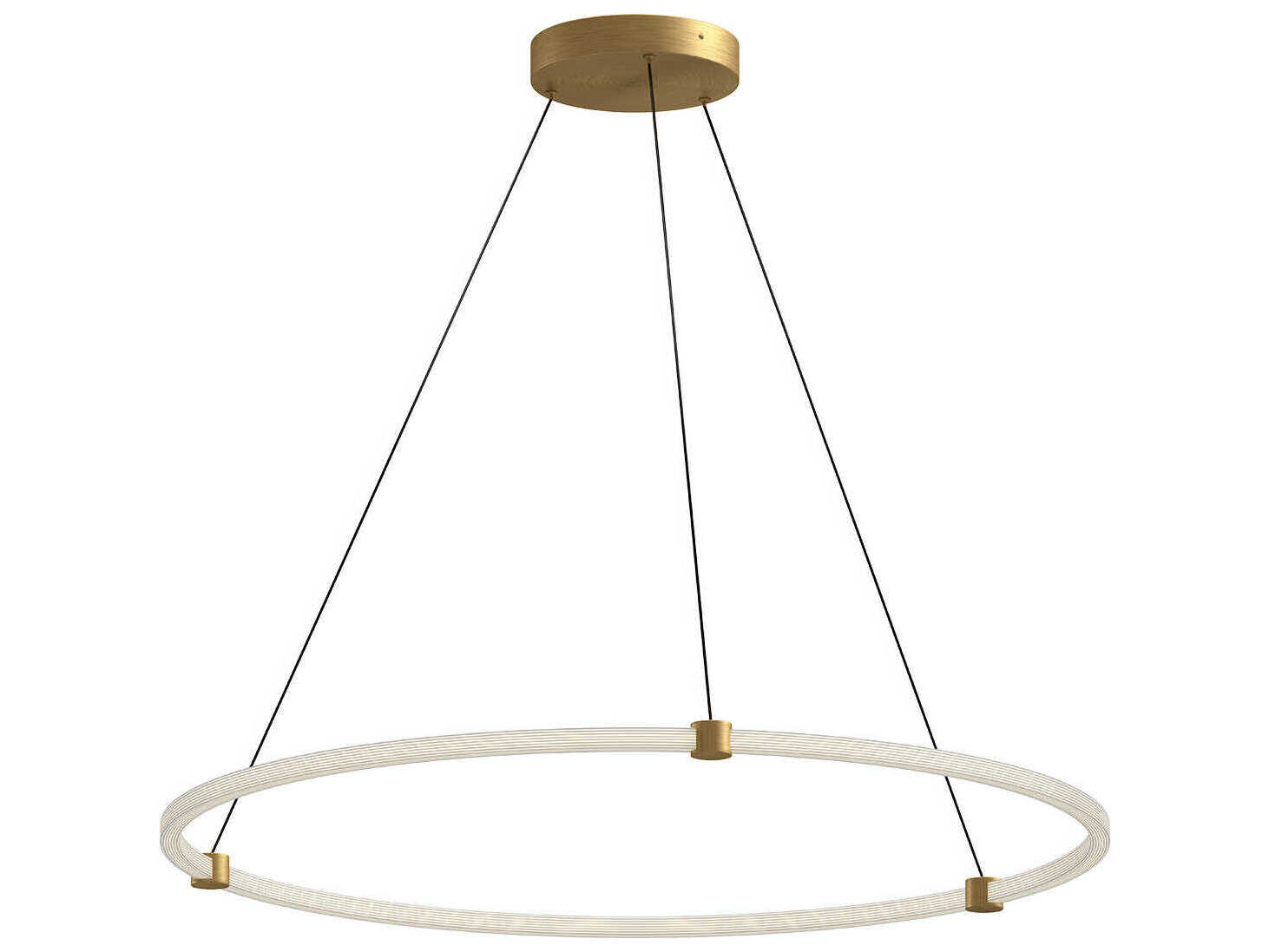 Kuzco Lighting Bruni Brushed Gold Round Pendant