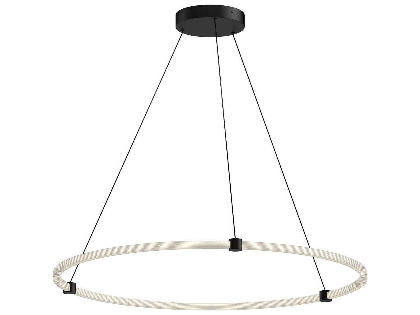 Kuzco Lighting Bruni Black Round Pendant