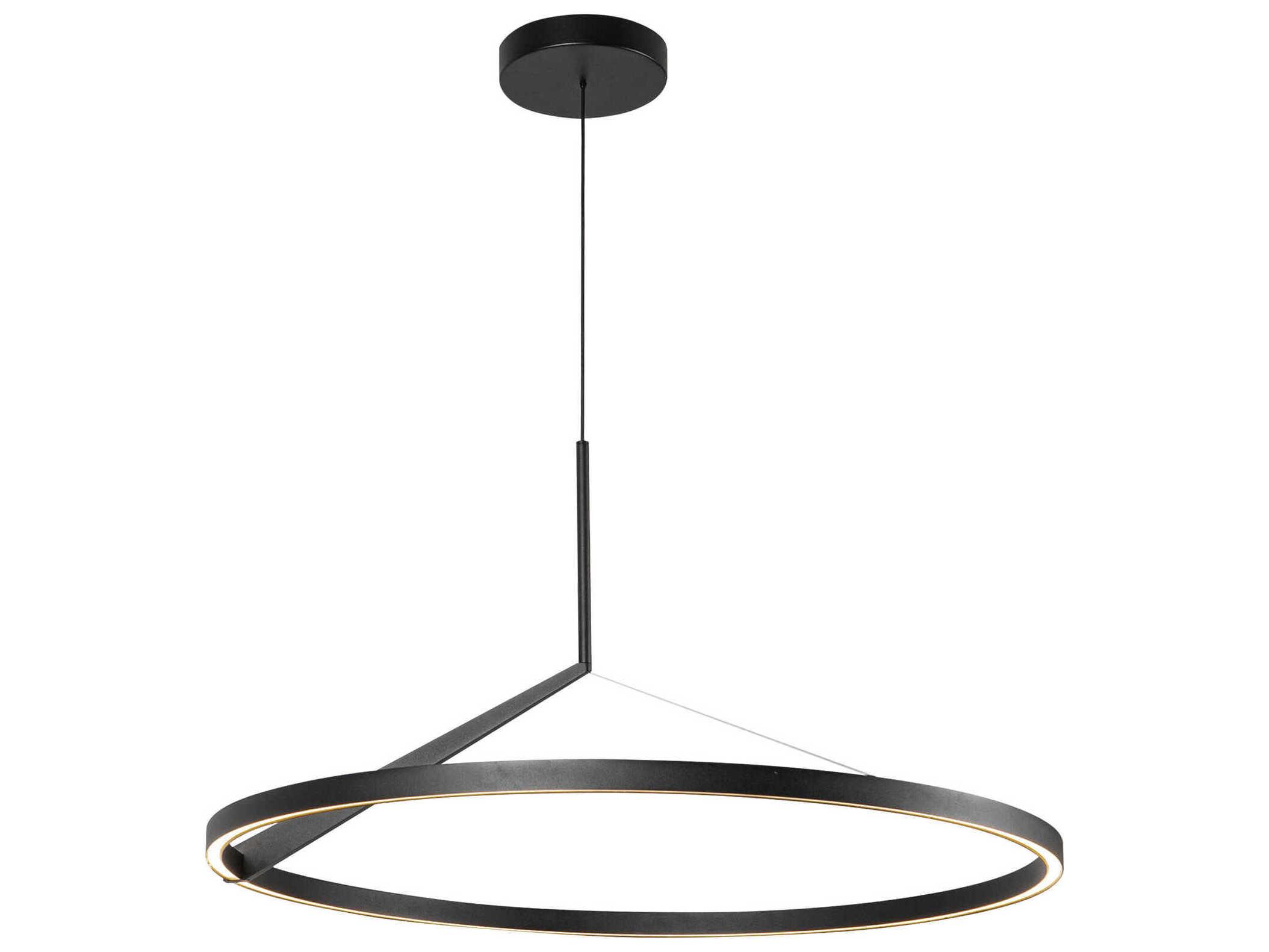 Kuzco Lighting Roda Black Round Pendant