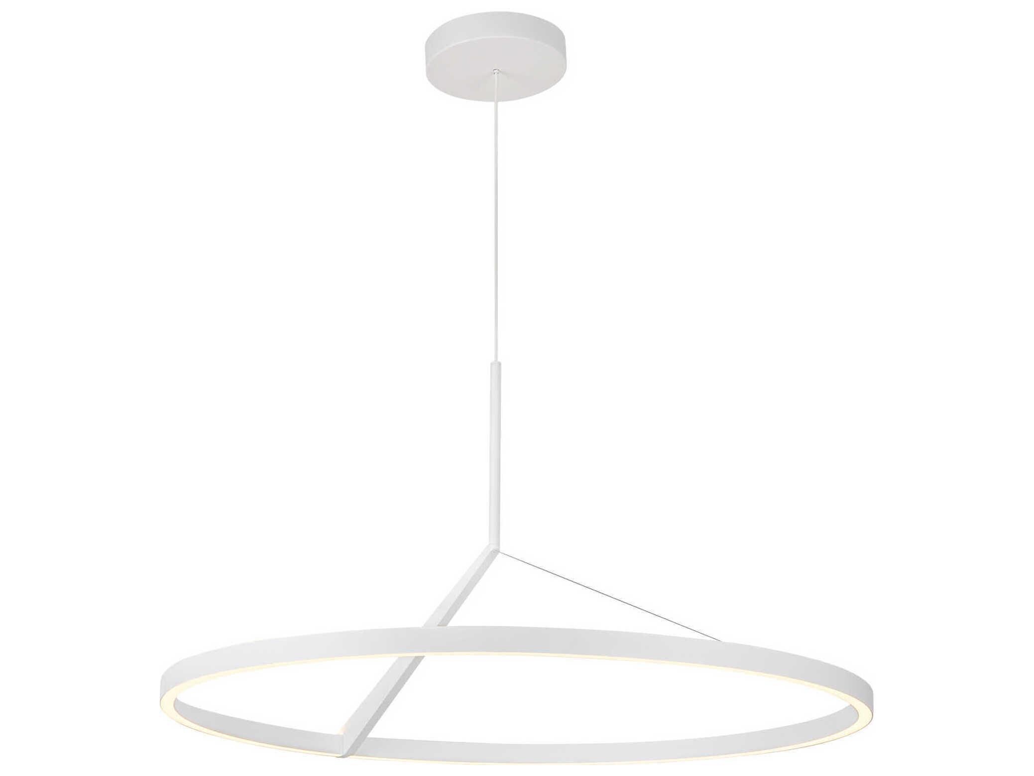 Kuzco Lighting Roda White Round Pendant