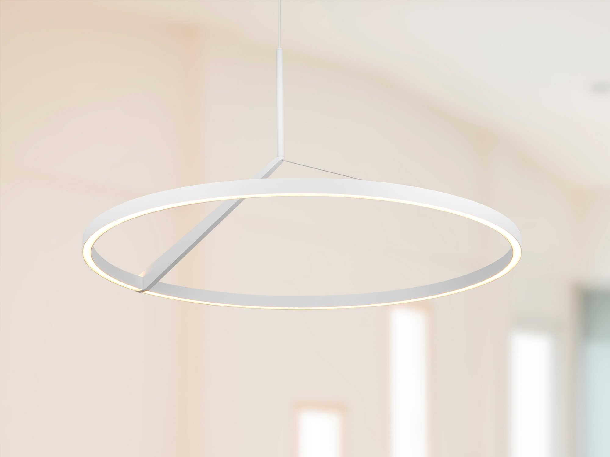 Kuzco Lighting Roda White Round Pendant