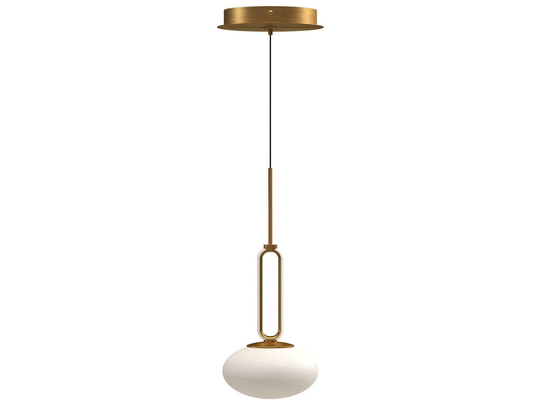 Kuzco Lighting Tavira Brushed Gold Globe Mini Pendant