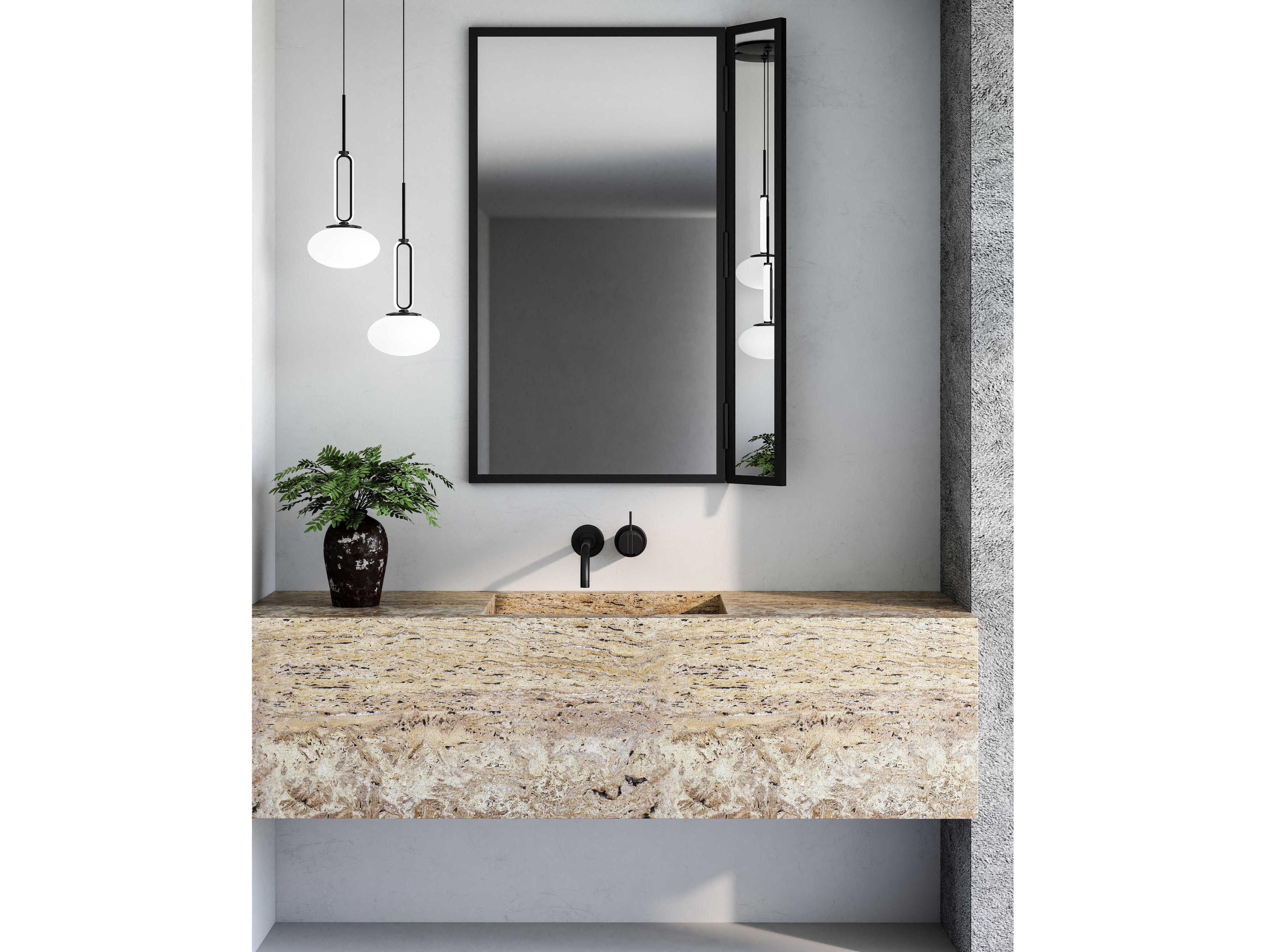 Kuzco Lighting Tavira Black Globe Mini Pendant