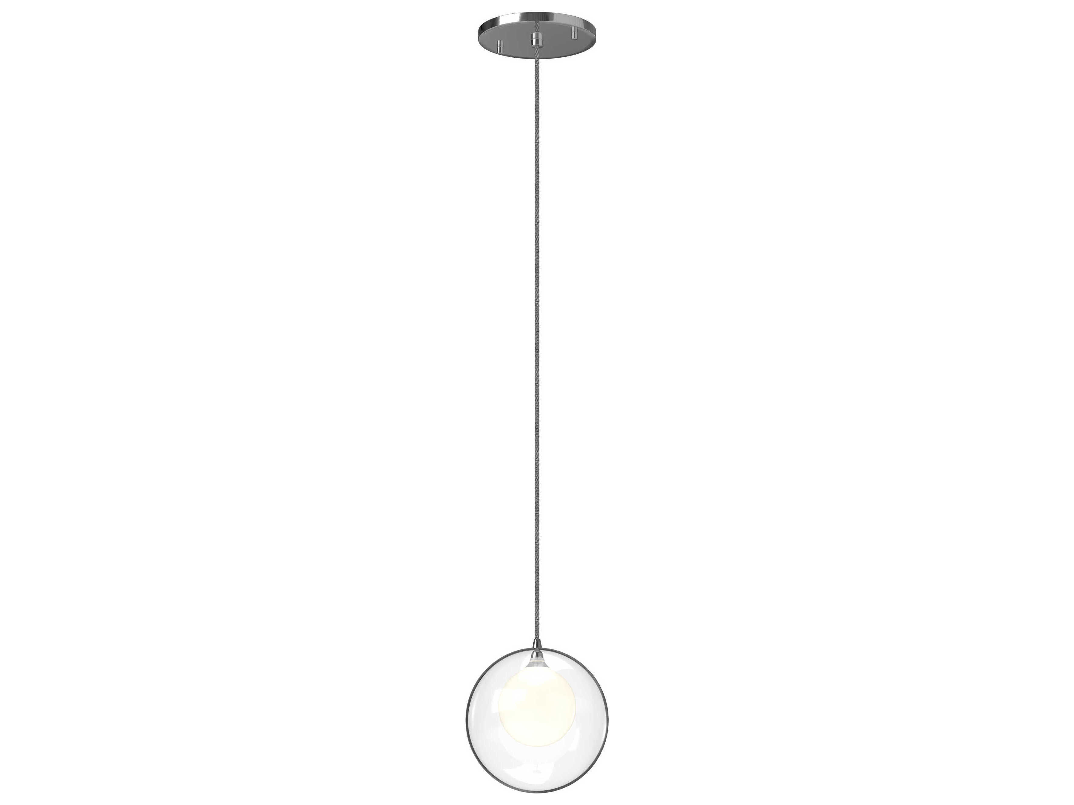 Kuzco Lighting Bolla Chrome Globe Mini Pendant