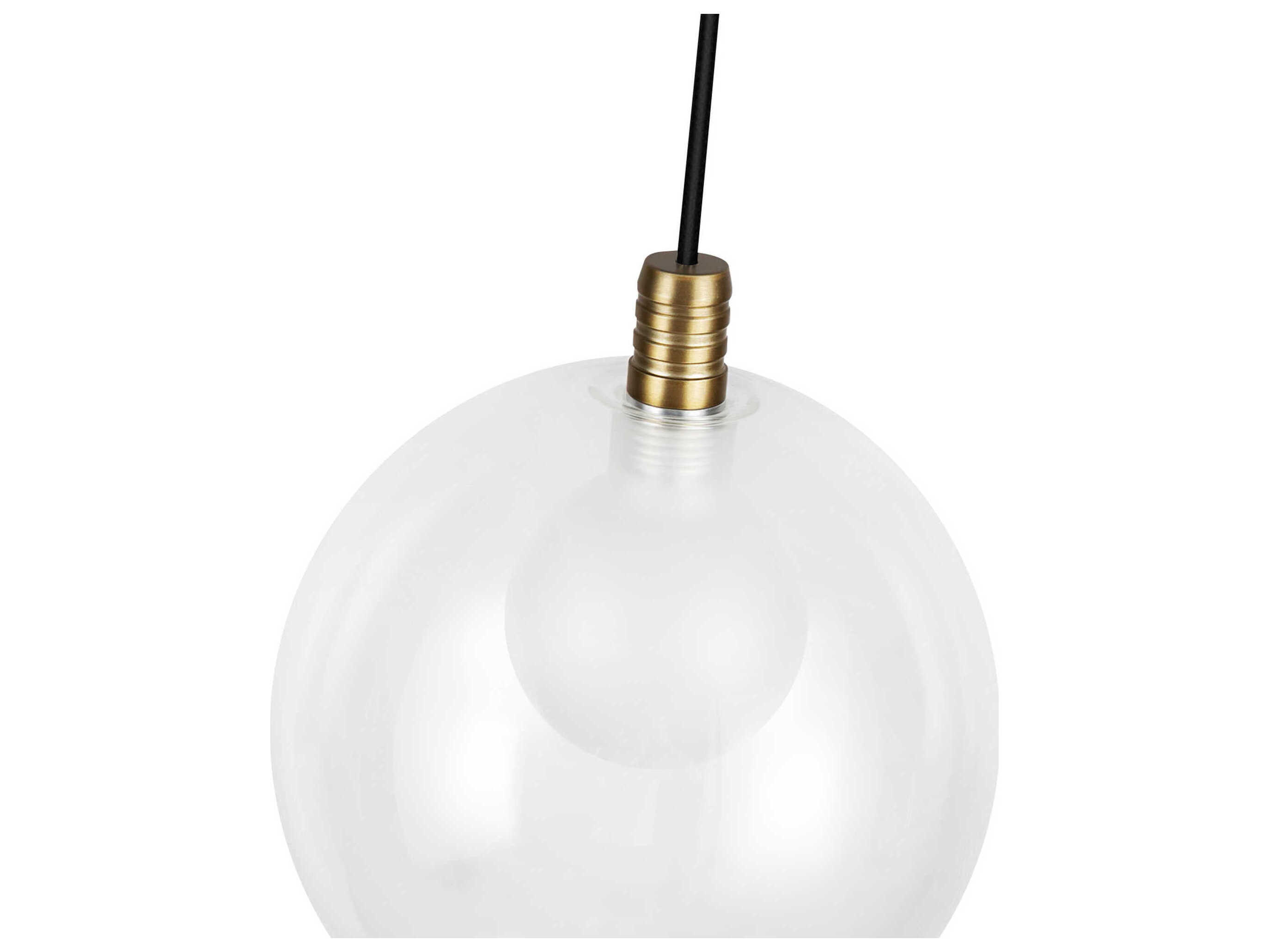 Kuzco Lighting Bolla Brushed Gold Globe Mini Pendant