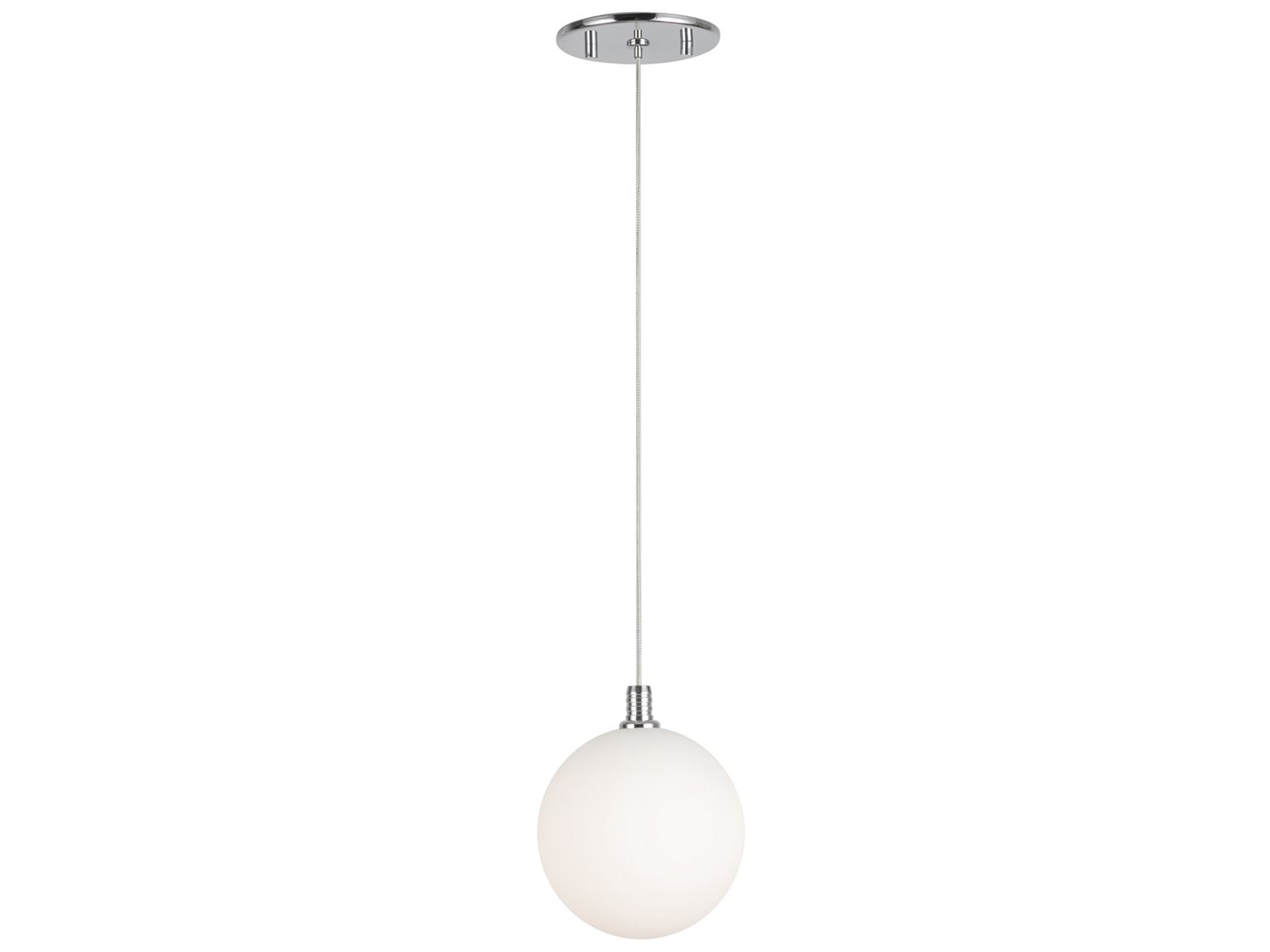 Kuzco Lighting Bolla Opal Glass Clear Globe Mini Pendant