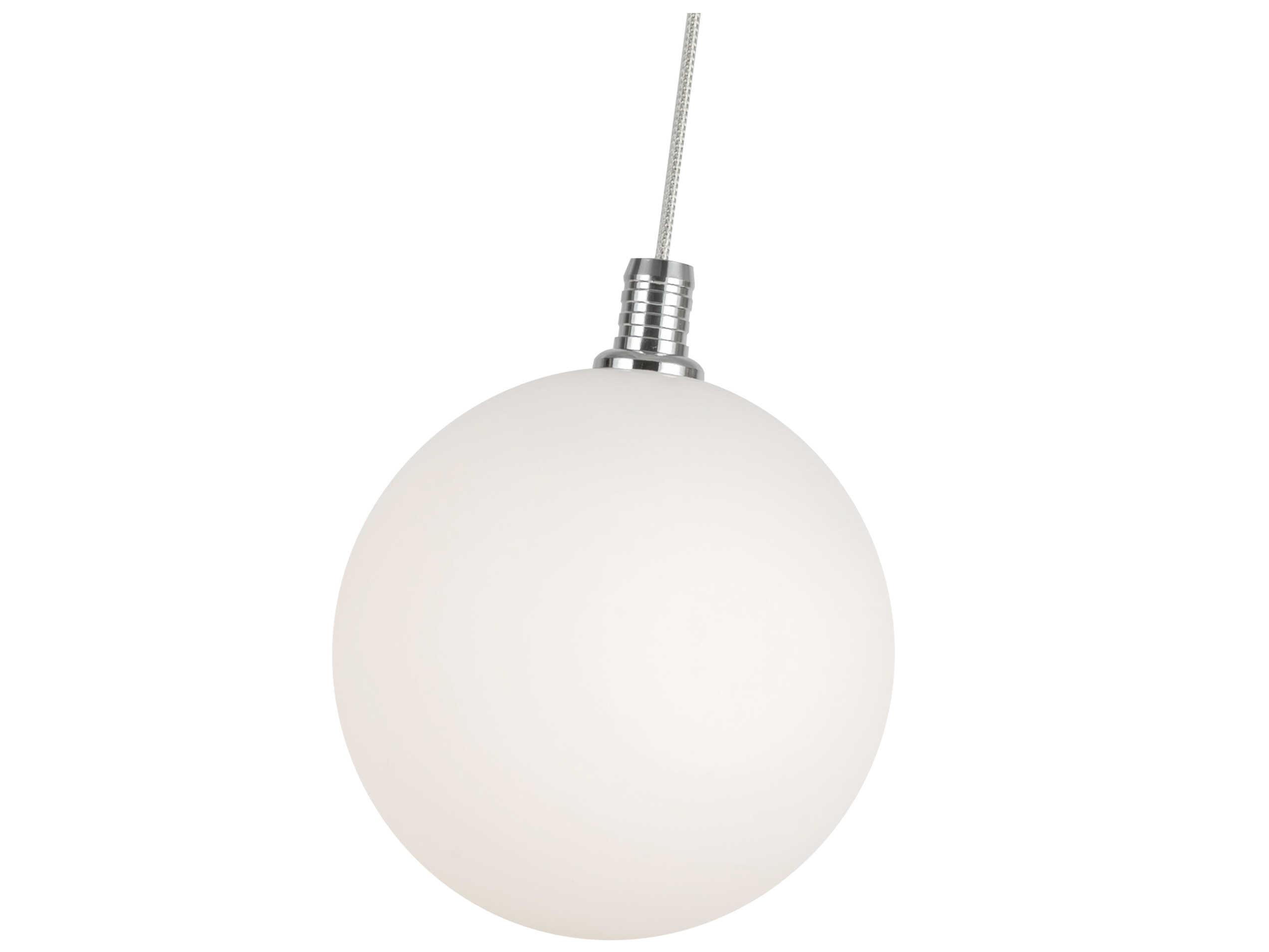 Kuzco Lighting Bolla Opal Glass Clear Globe Mini Pendant