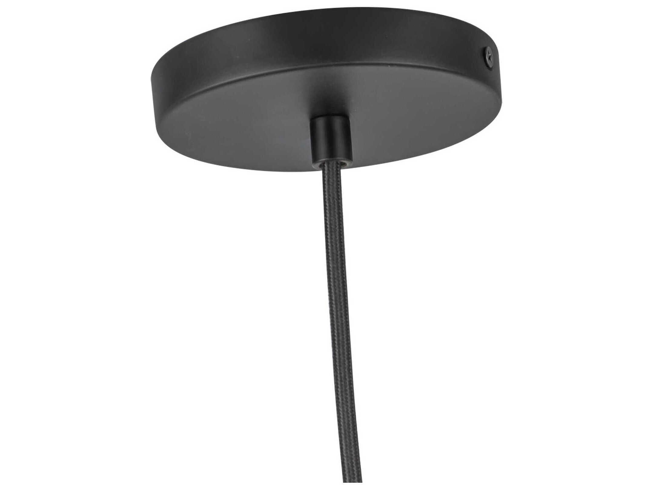 Kuzco Lighting Marco 1-Light Black Globe Mini Pendant