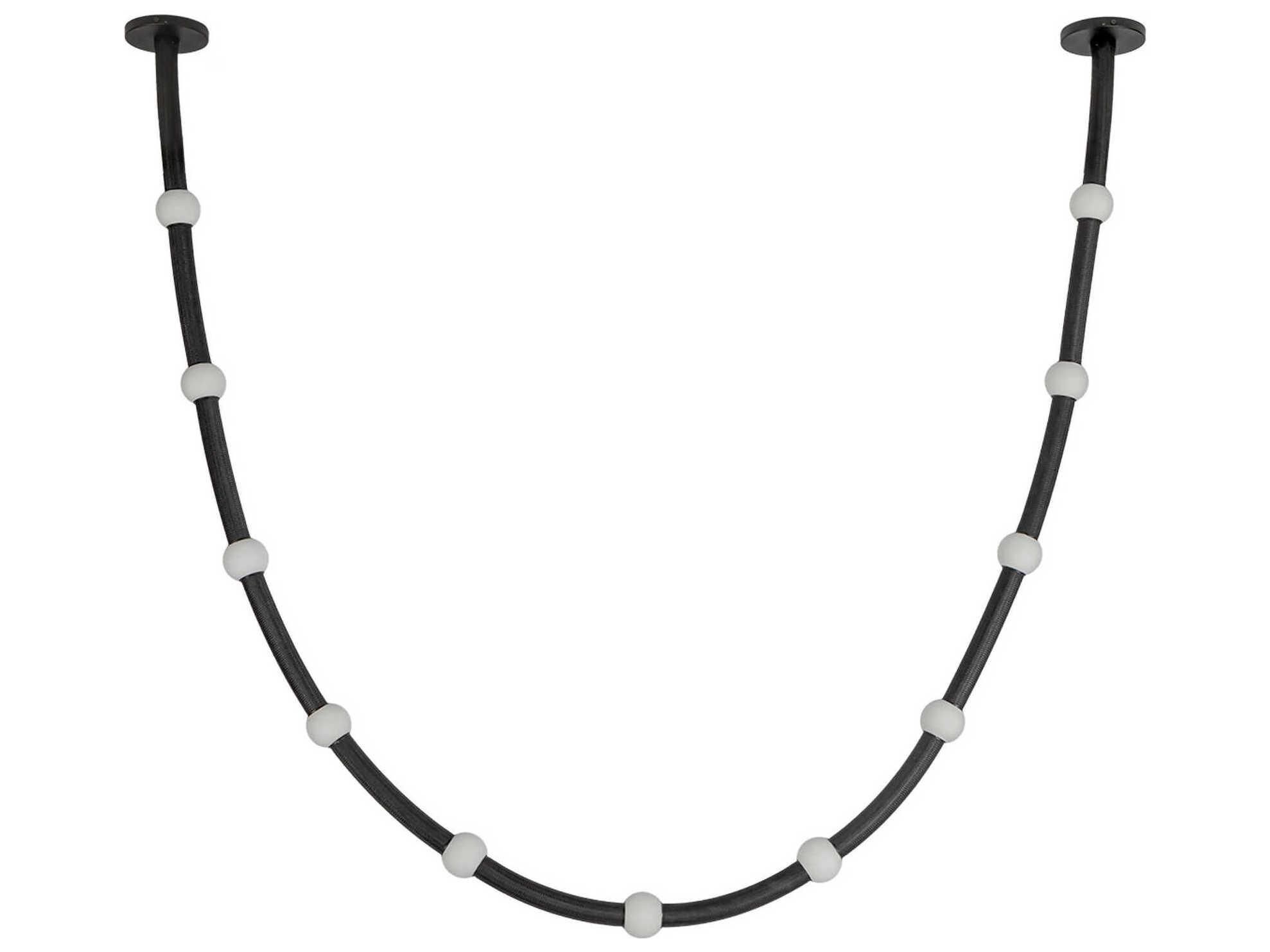 Kuzco Lighting Corda Black Linear Pendant