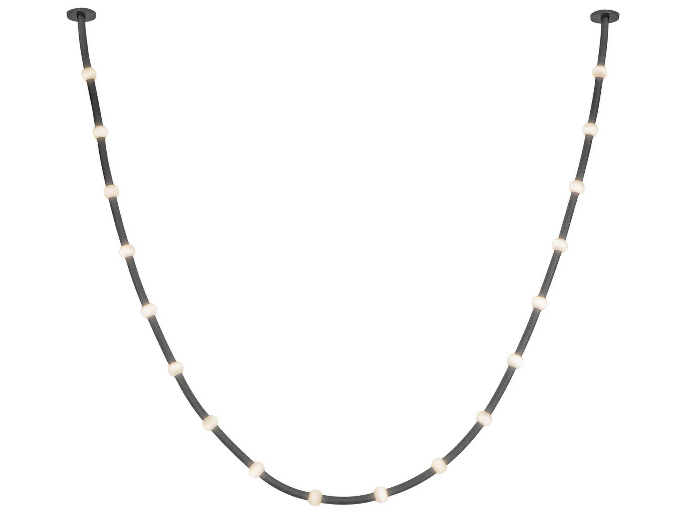 Kuzco Lighting Corda Black Linear Pendant