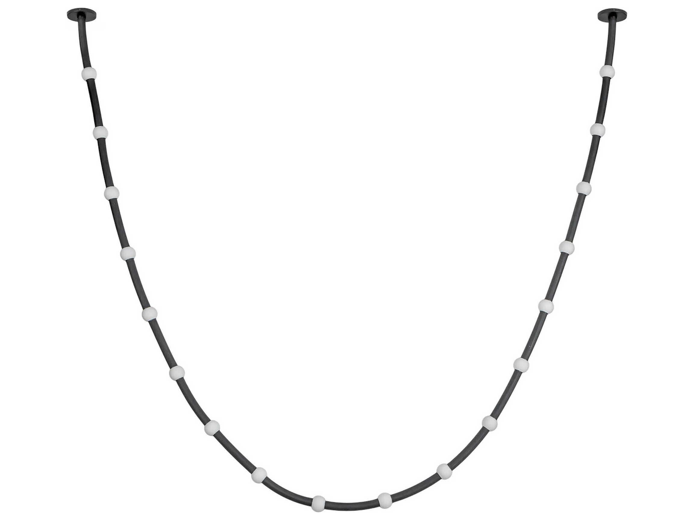 Kuzco Lighting Corda Black Linear Pendant