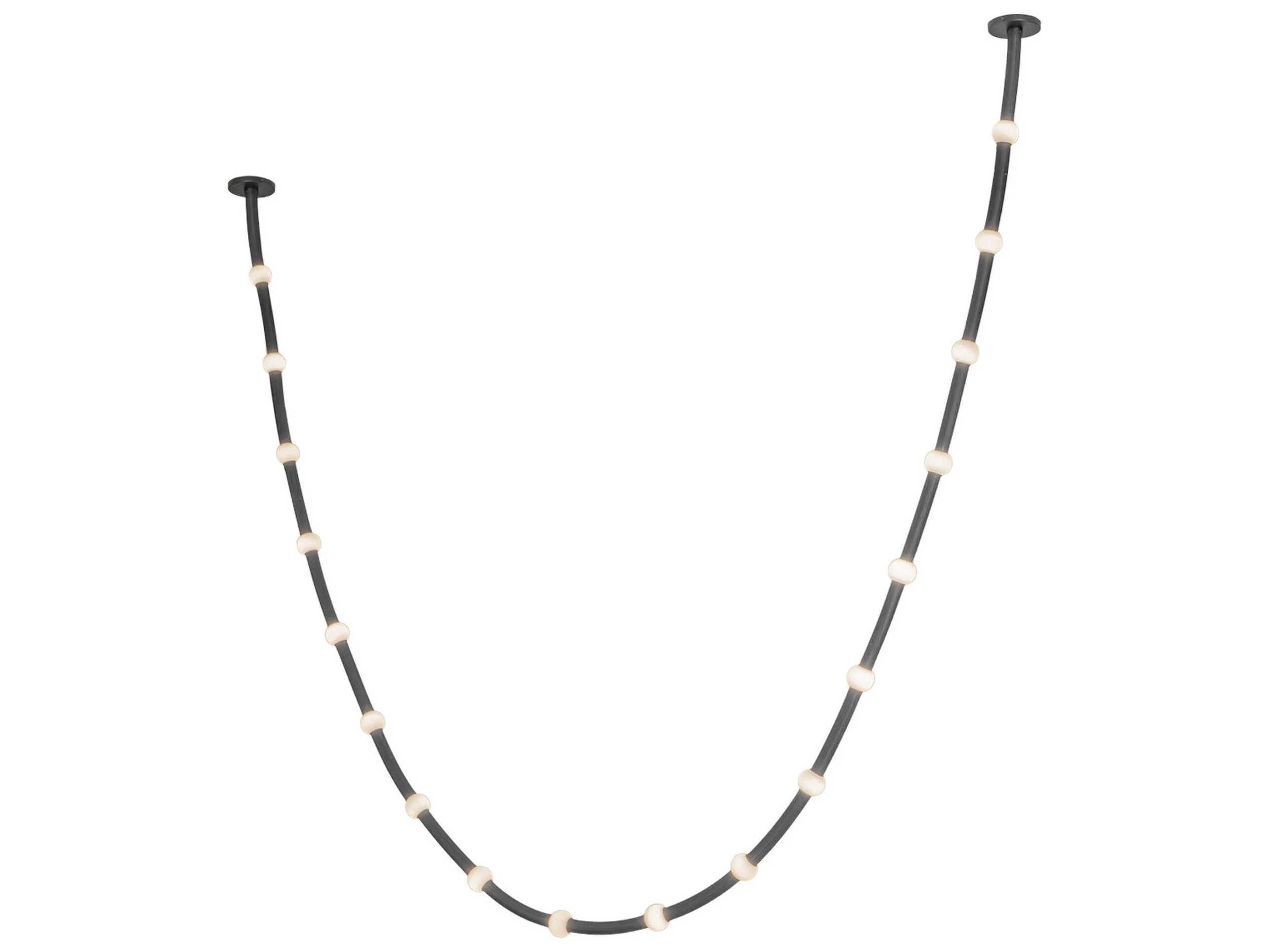 Kuzco Lighting Corda Black Linear Pendant