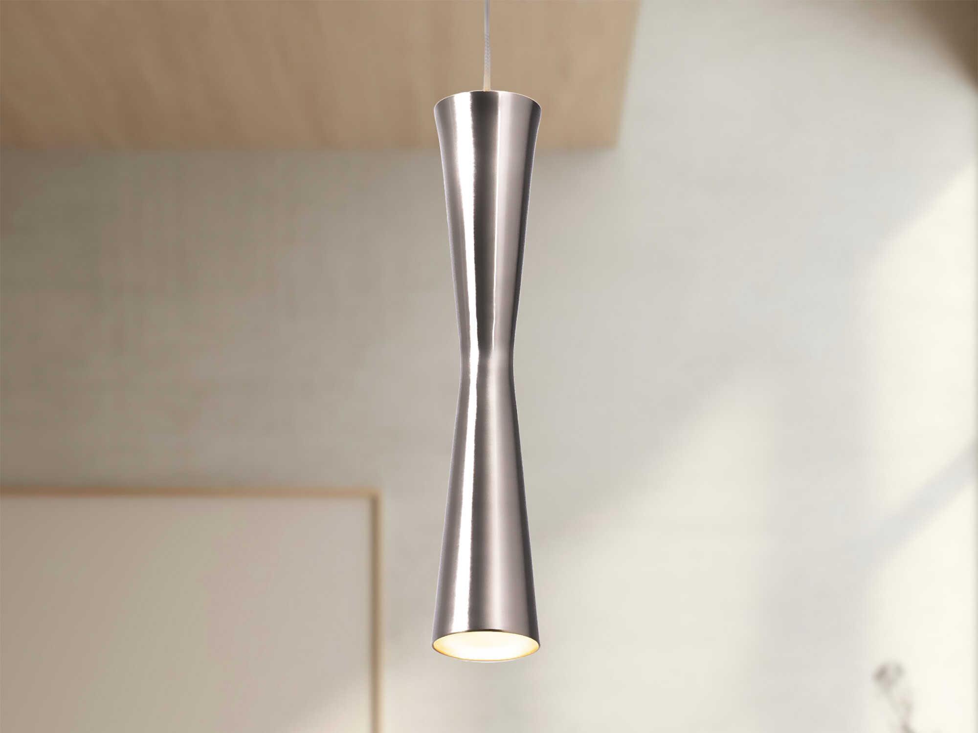 Kuzco Lighting Robson Chrome Cylinder Mini Pendant