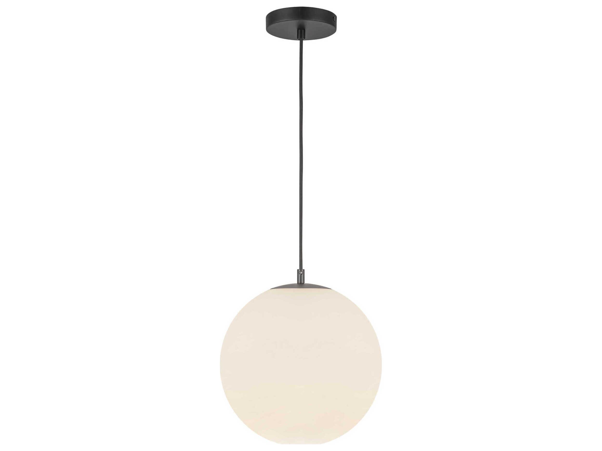 Kuzco Lighting Marco Black Globe Mini Pendant