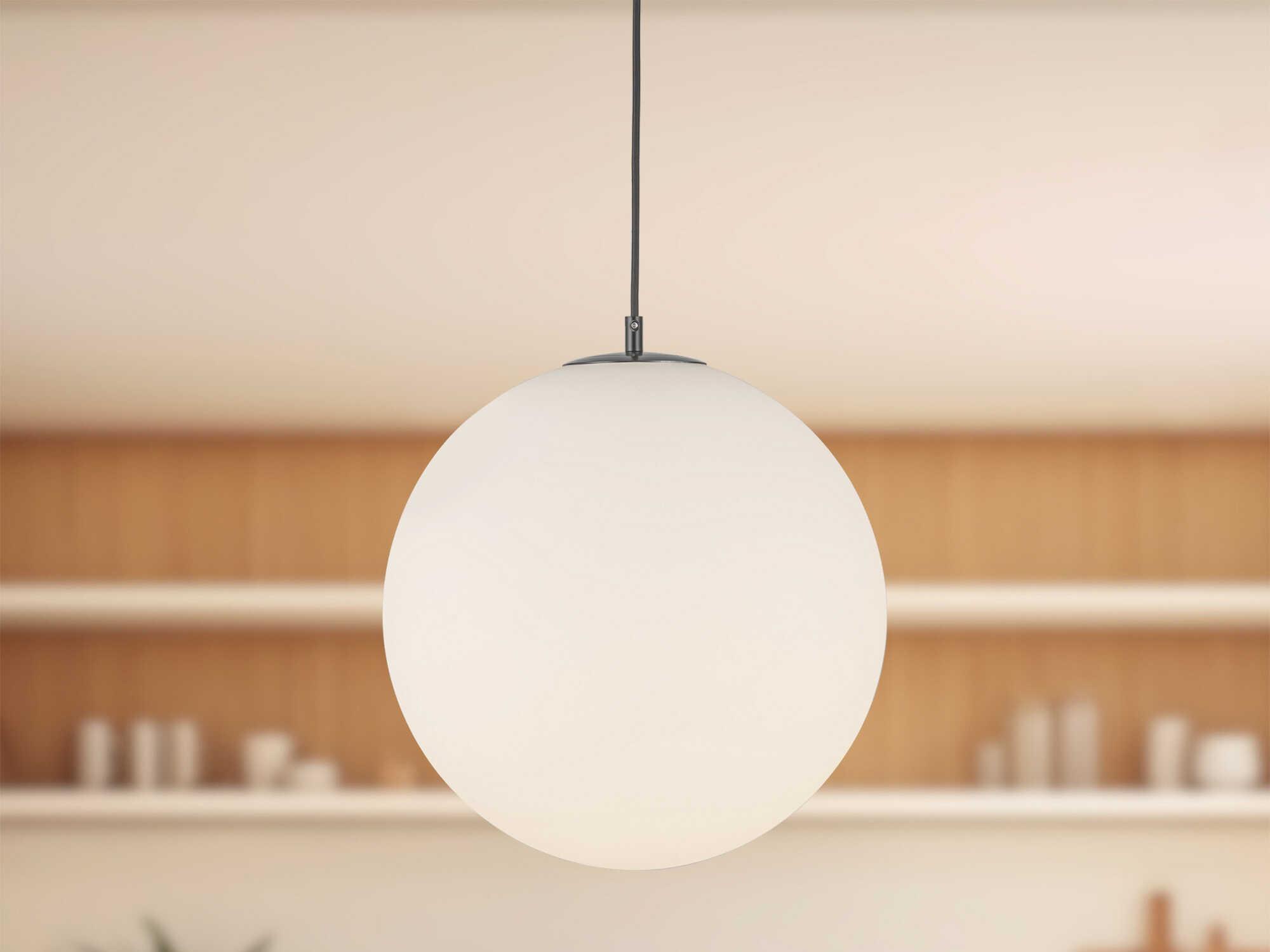Kuzco Lighting Marco Black Globe Pendant