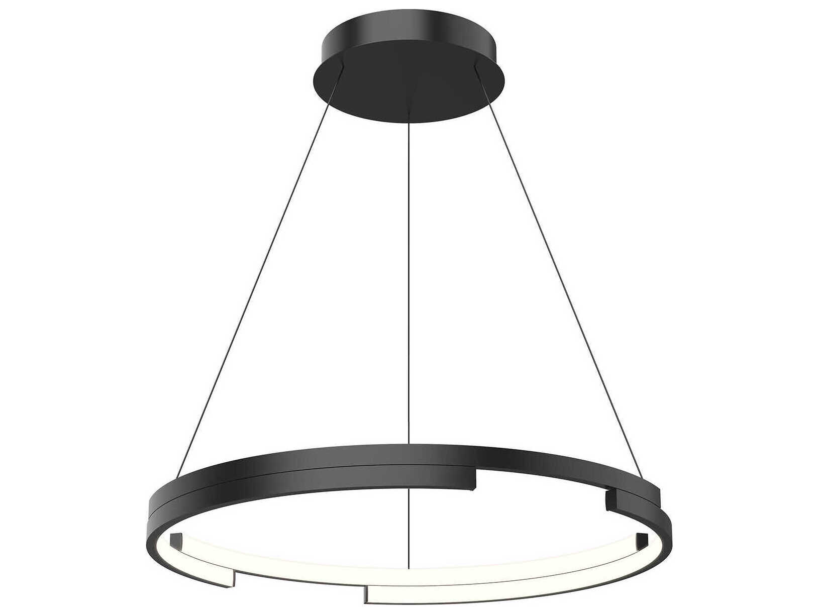 Kuzco Lighting Anello Minor Black Round Pendant