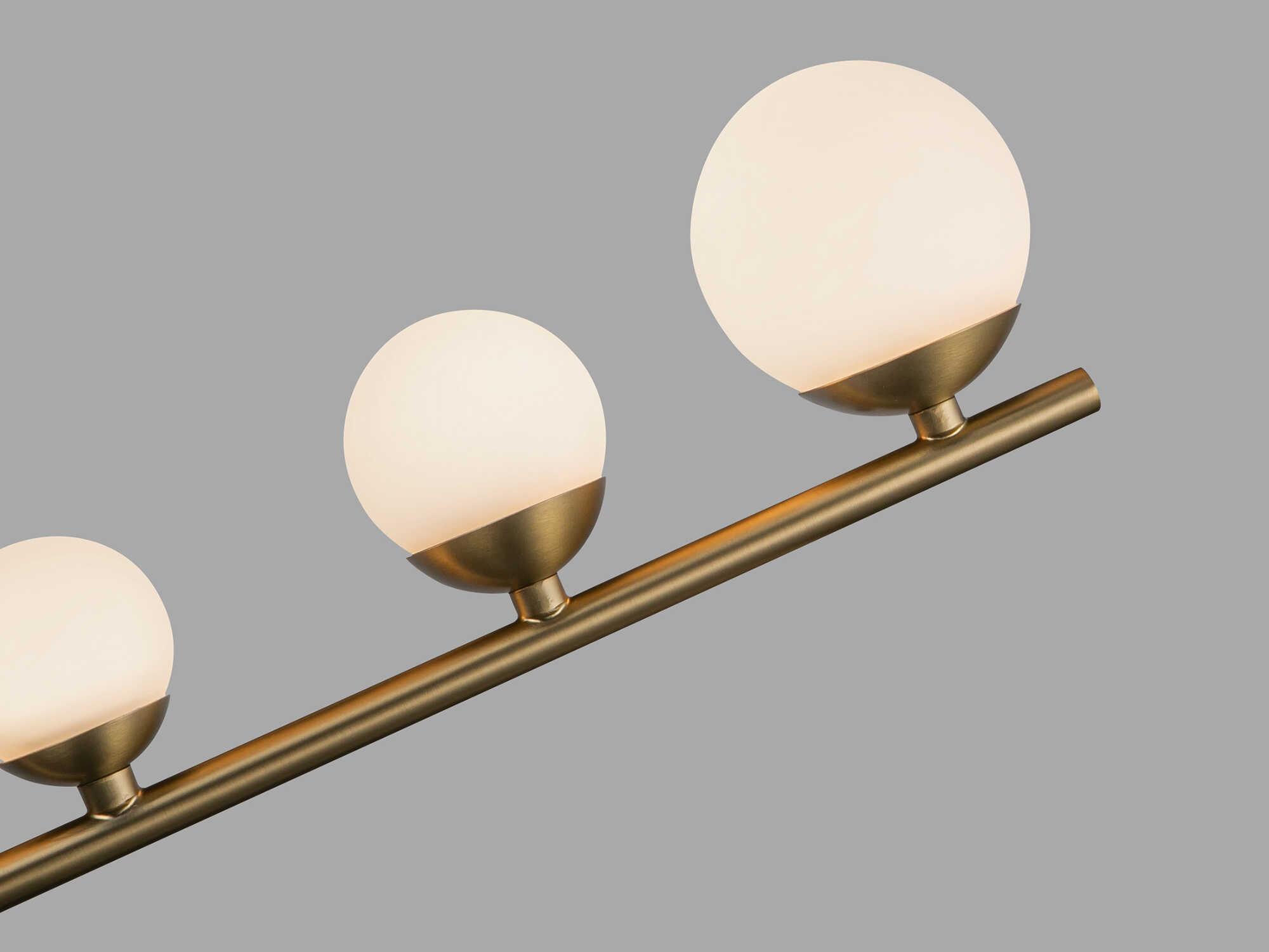 Kuzco Lighting Juniper Brushed Gold Globe Island Pendant