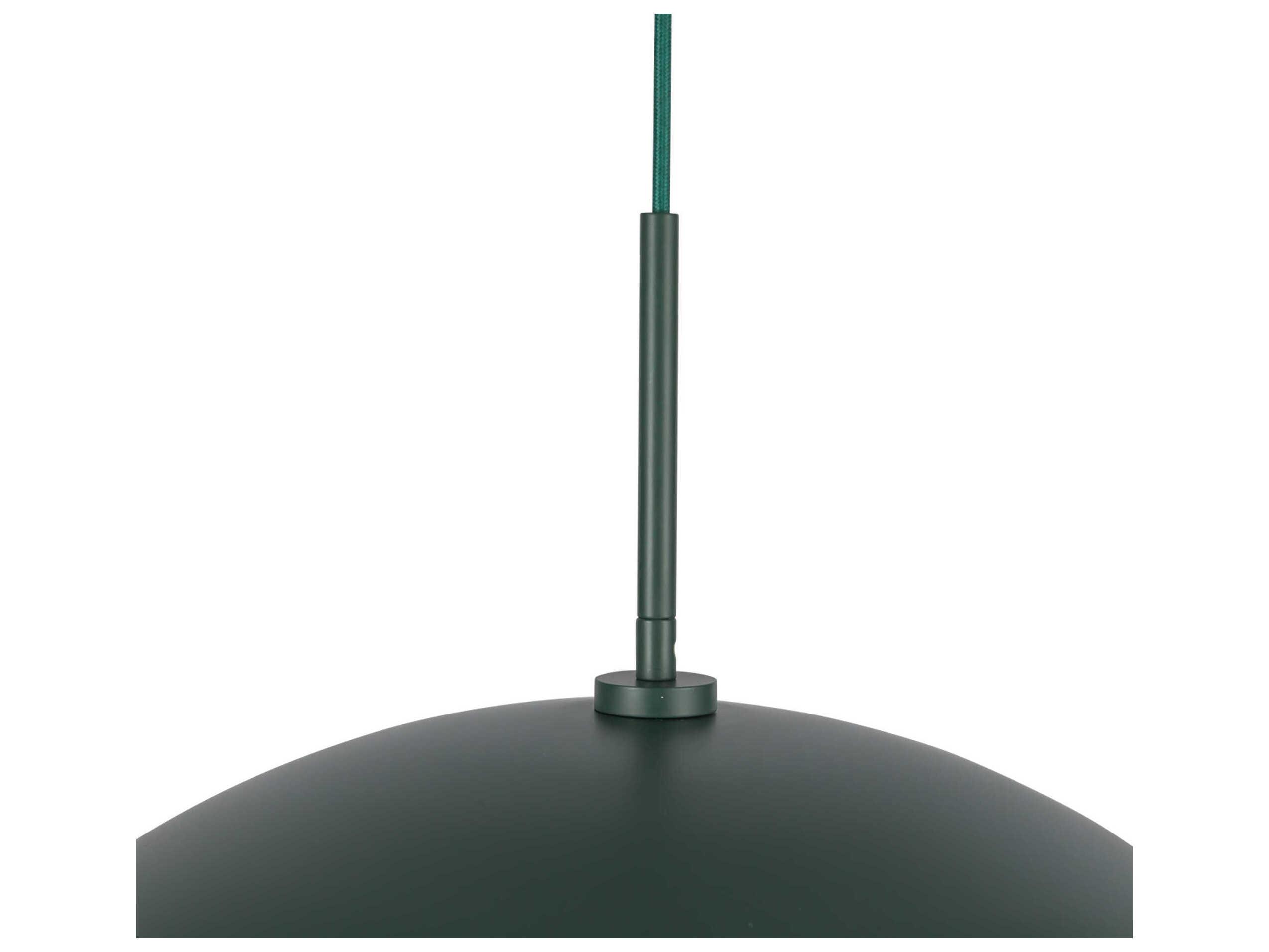 Kuzco Lighting Kirby 1-Light Pine Green Bowl Pendant