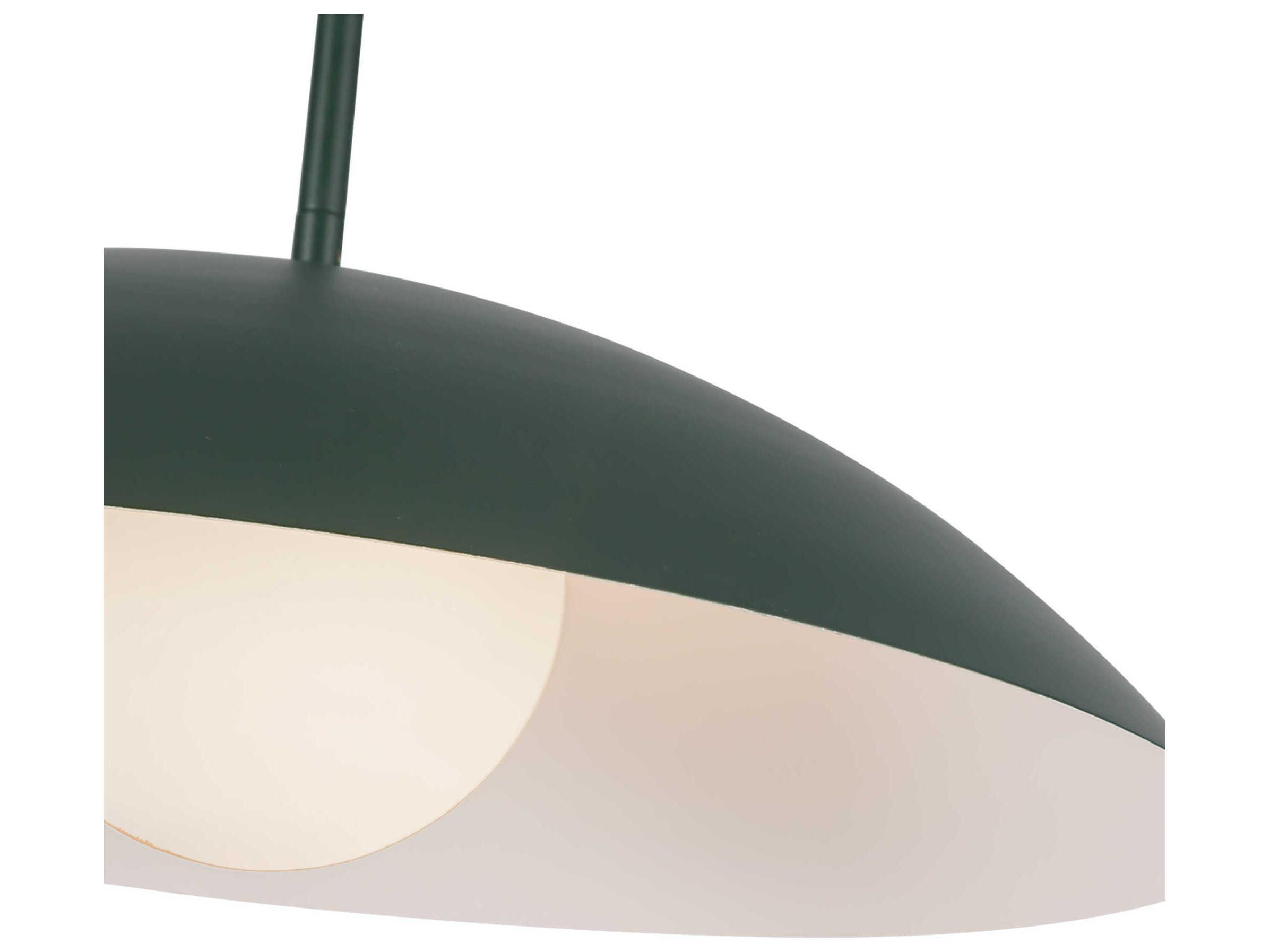Kuzco Lighting Regent 1-Light Pine Green Dome Pendant