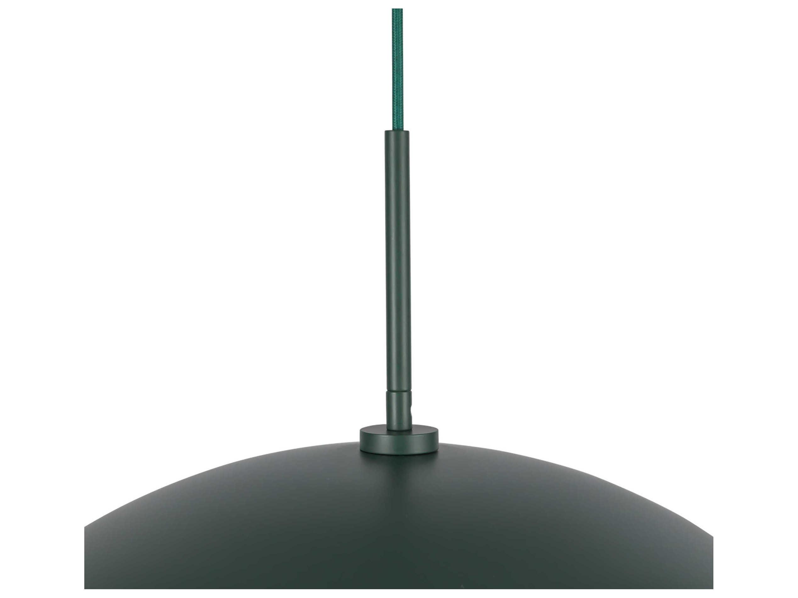 Kuzco Lighting Regent 1-Light Pine Green Dome Pendant