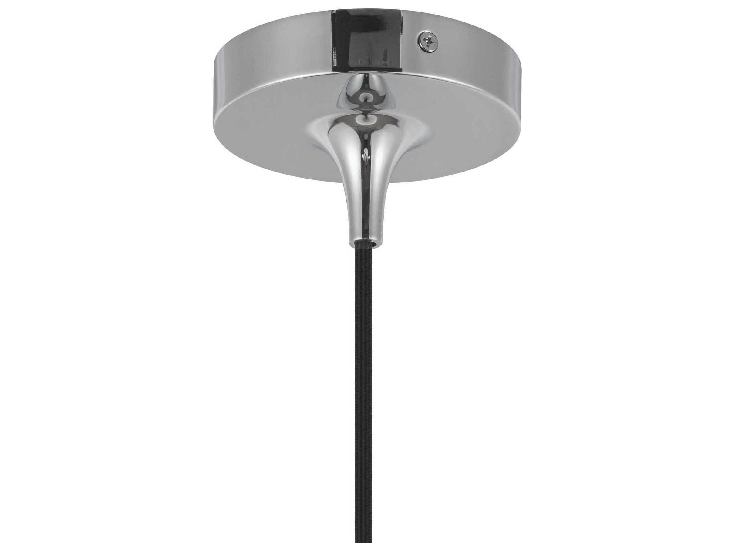 Kuzco Lighting Samar 1-Light Chrome Globe Mini Pendant