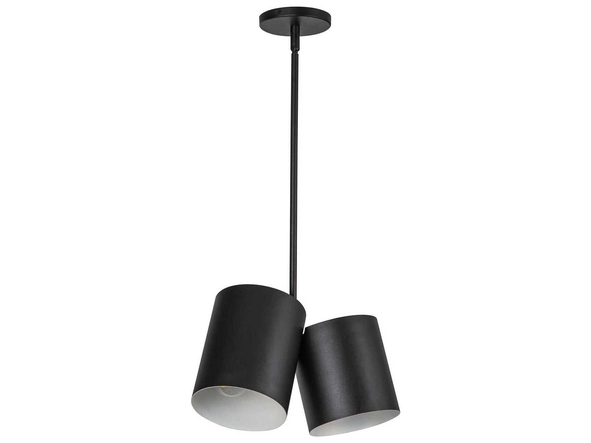 Kuzco Lighting Keiko 2-Light Black Pendant