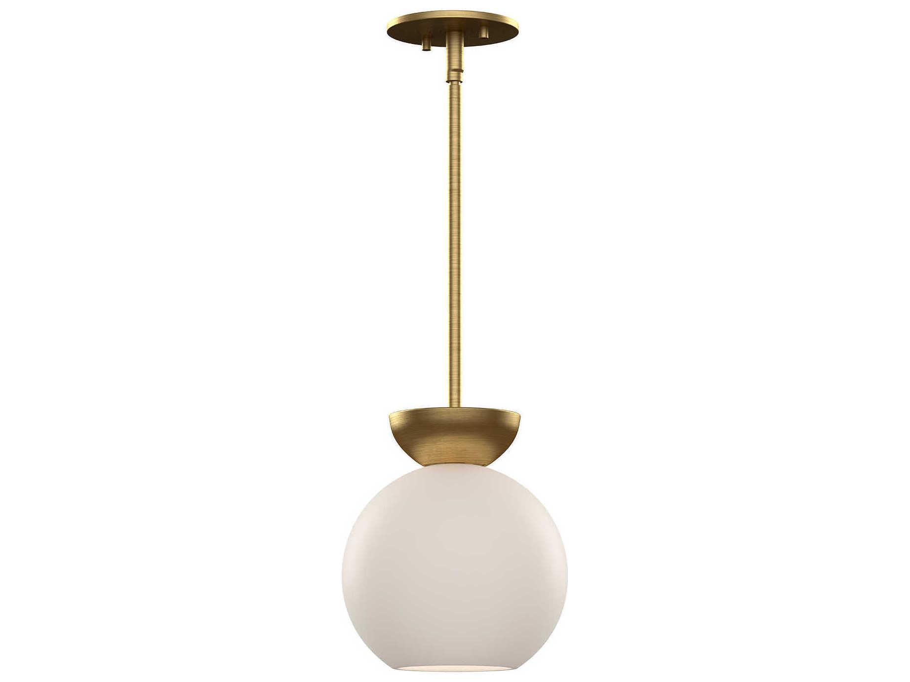 Kuzco Lighting Arcadia 1-Light Brushed Gold Globe Pendant
