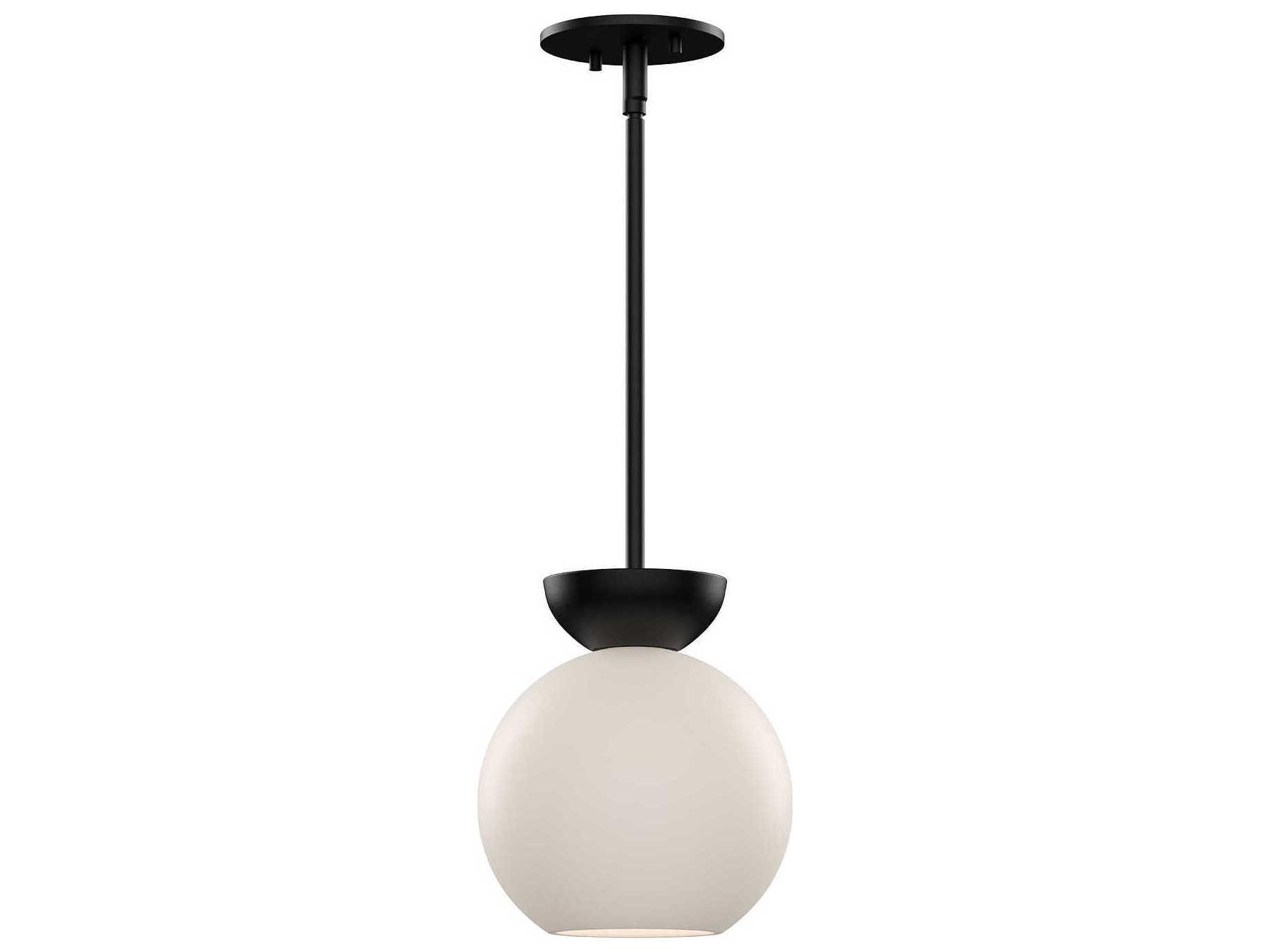 Kuzco Lighting Arcadia 1-Light Black Globe Mini Pendant