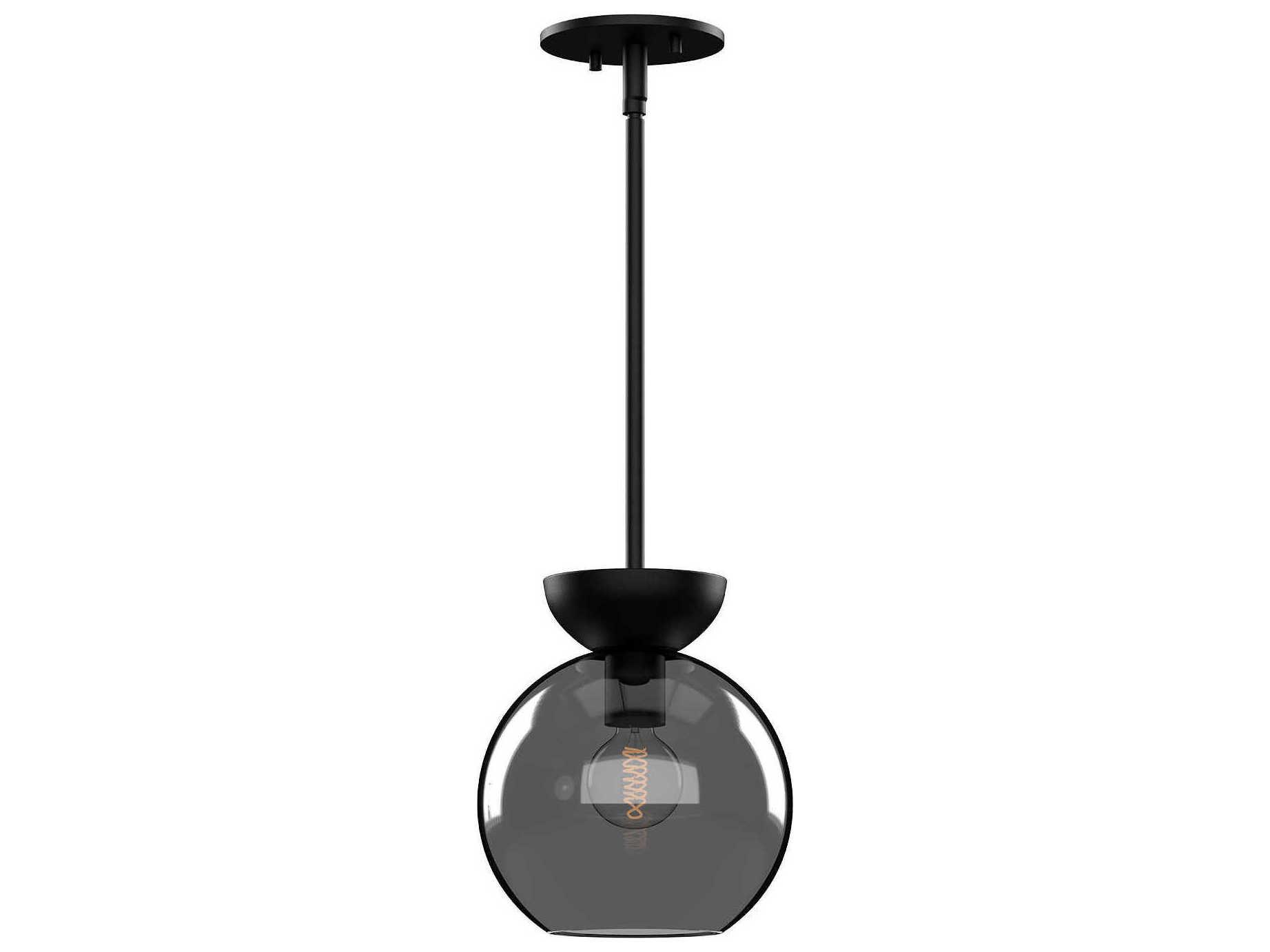 Kuzco Lighting Arcadia 1-Light Black Globe Mini Pendant