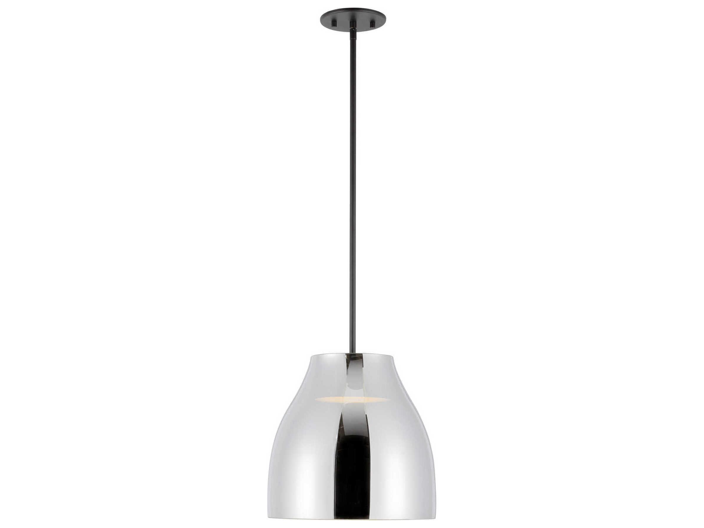 Kuzco Lighting Trinity Black Chrome Mini Pendant