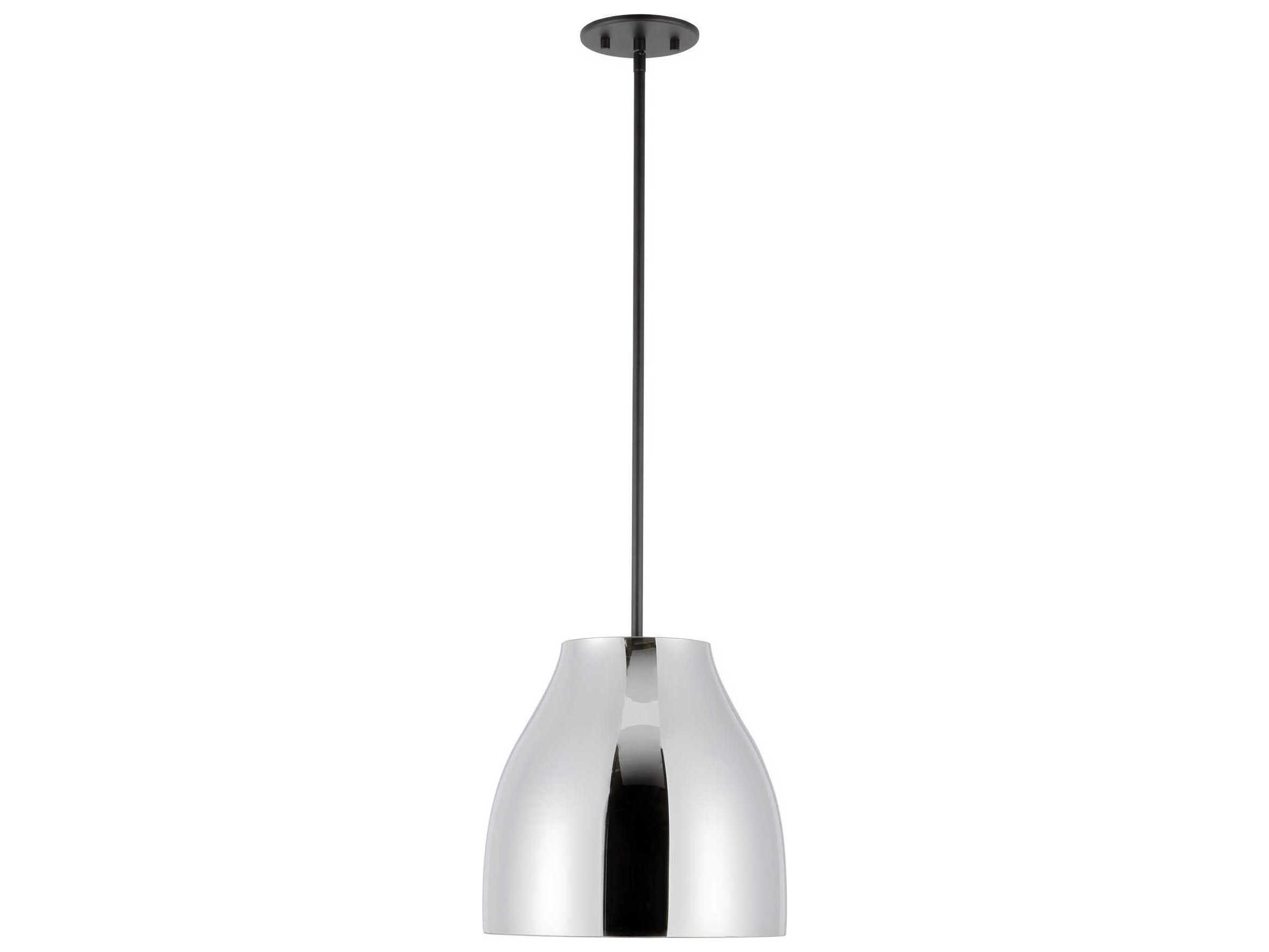 Kuzco Lighting Trinity Black Chrome Mini Pendant