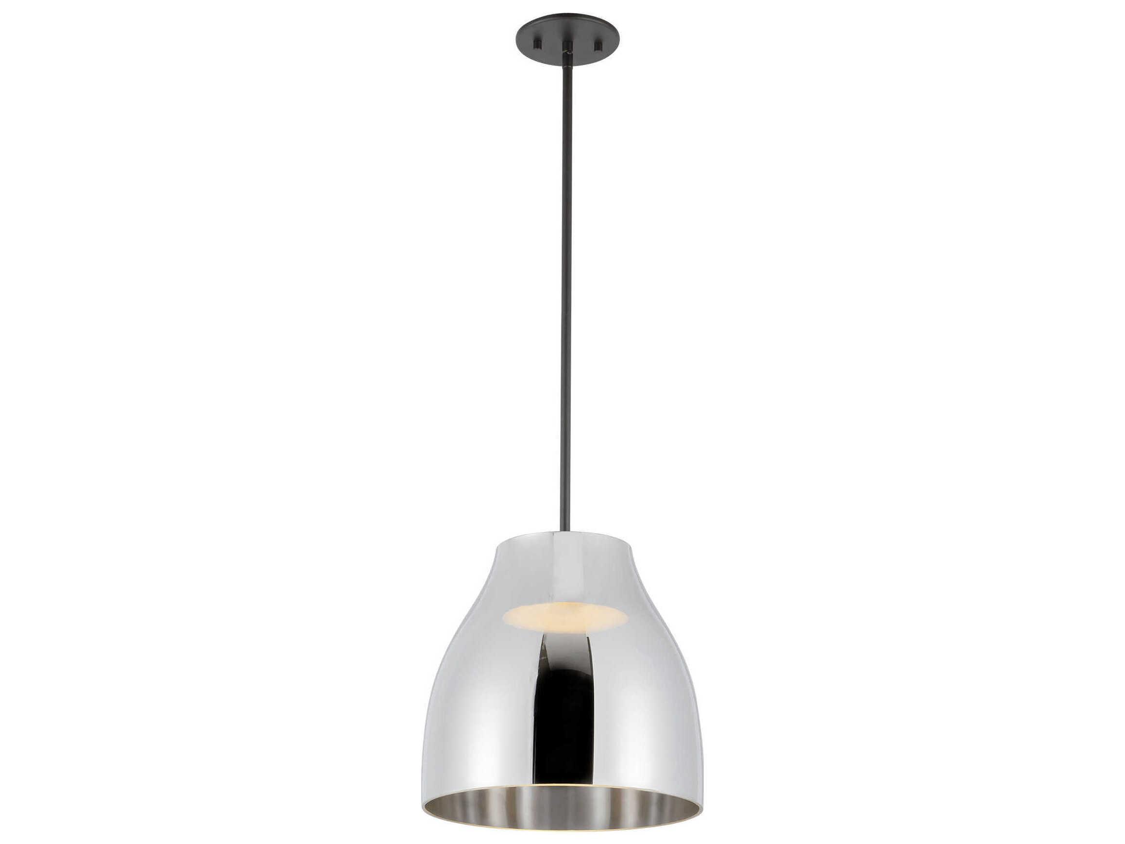 Kuzco Lighting Trinity Black Chrome Mini Pendant