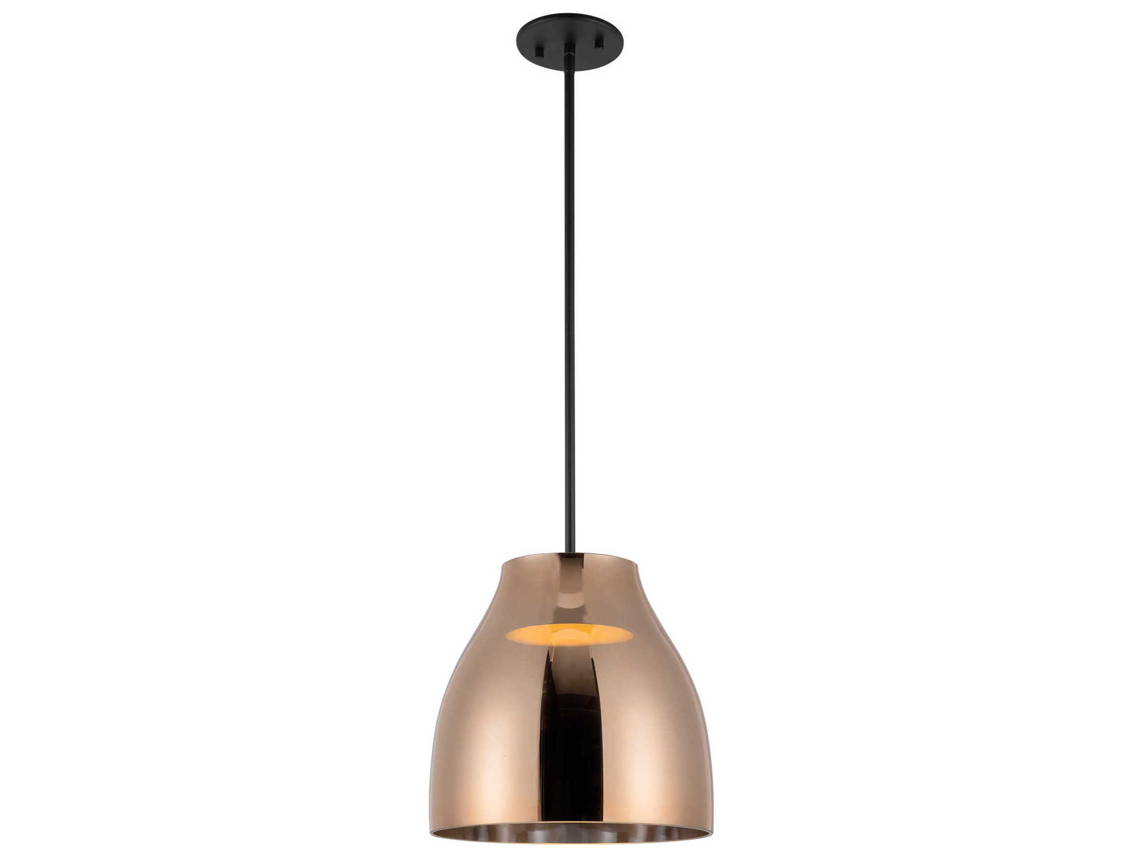 Kuzco Lighting Trinity Black Copper Mini Pendant