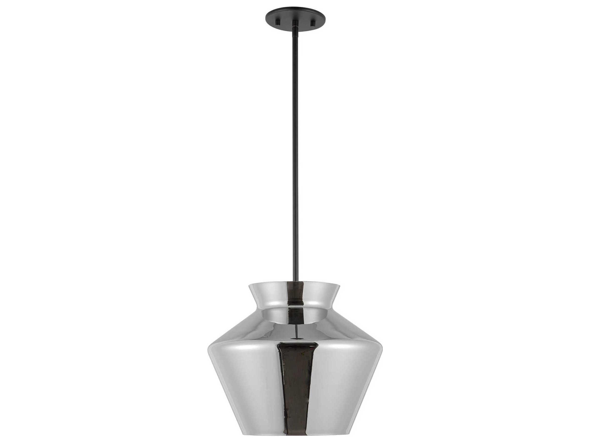 Kuzco Lighting Trinity Black Chrome Pendant