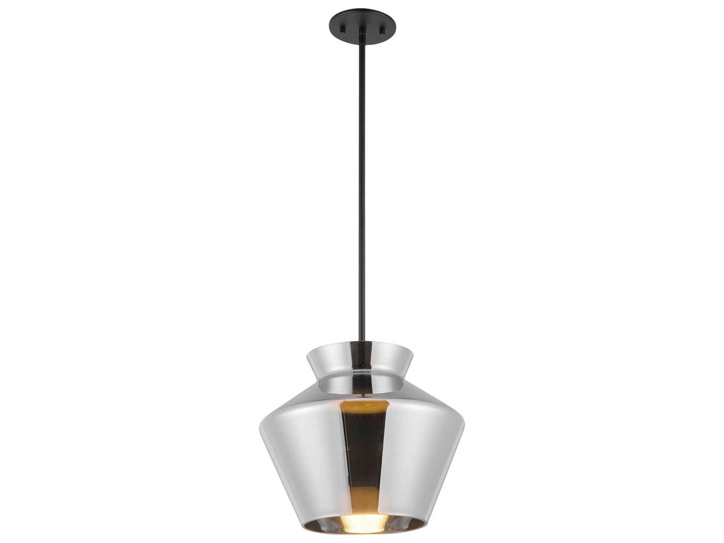 Kuzco Lighting Trinity Black Chrome Pendant