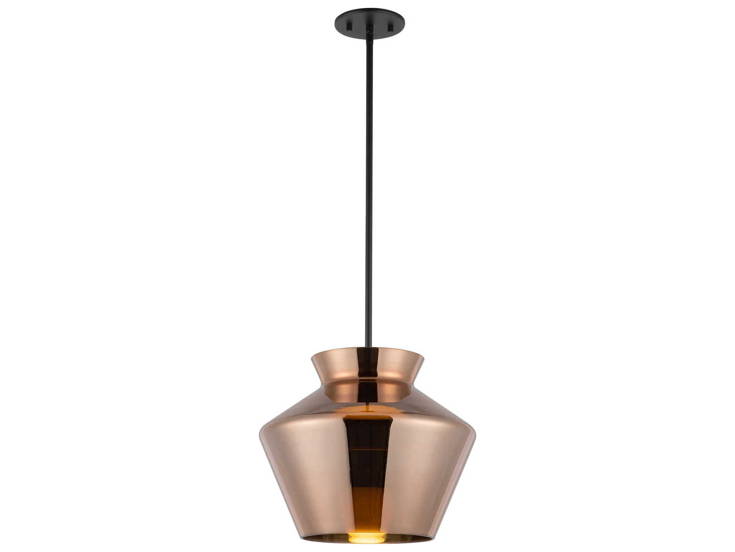 Kuzco Lighting Trinity Black Copper Pendant