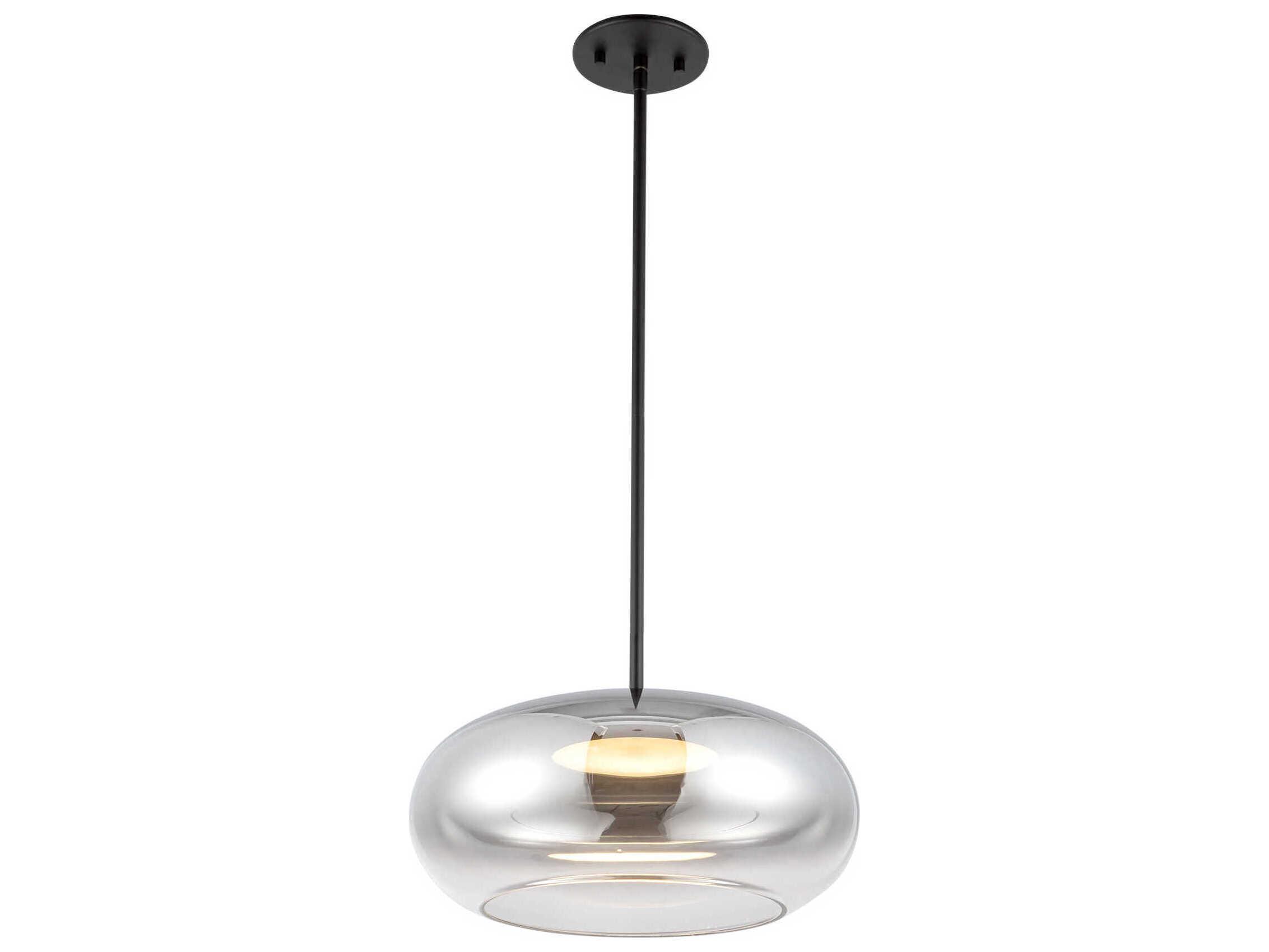 Kuzco Lighting Trinity Black Chrome Pendant