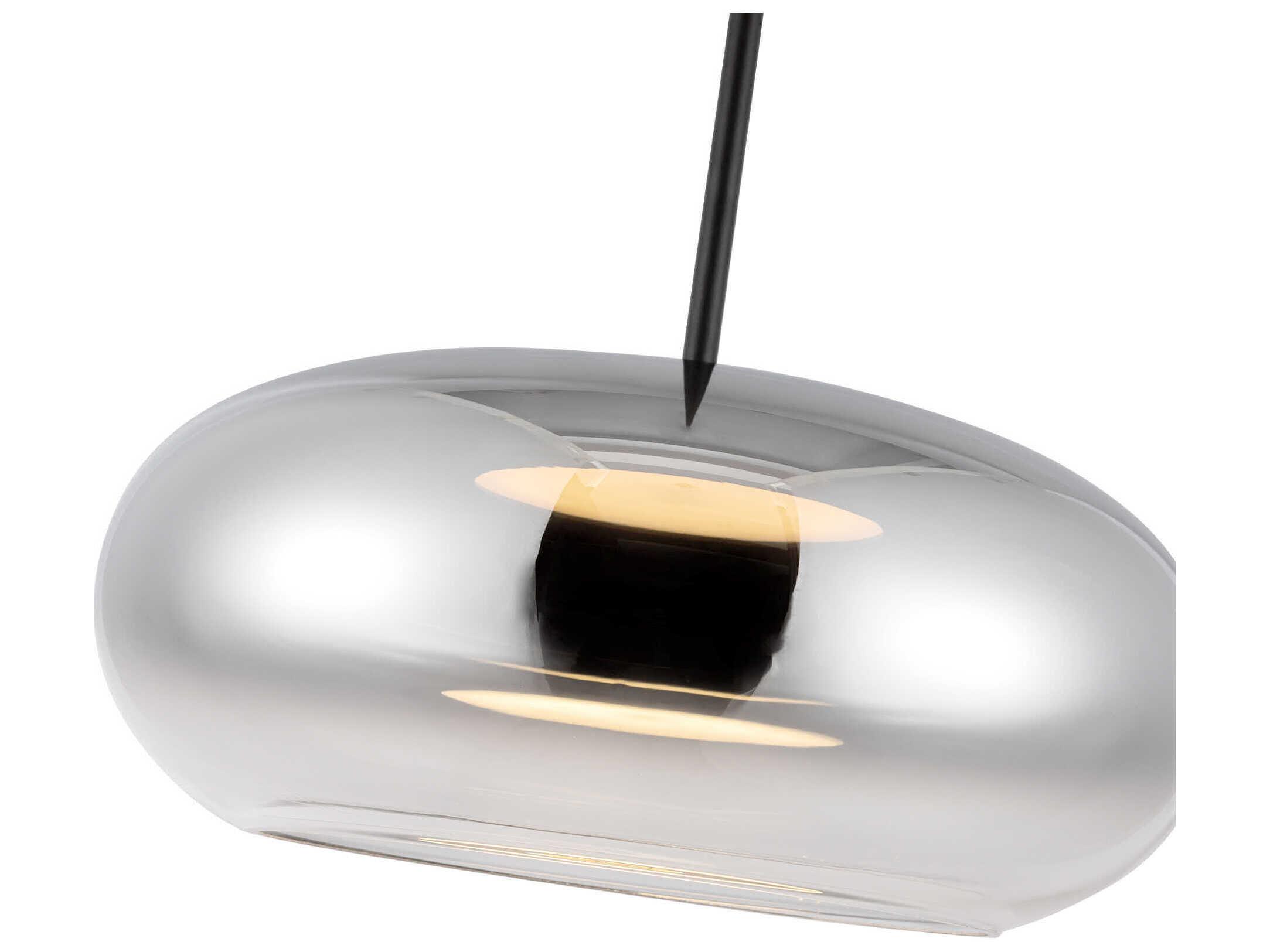 Kuzco Lighting Trinity Black Chrome Pendant