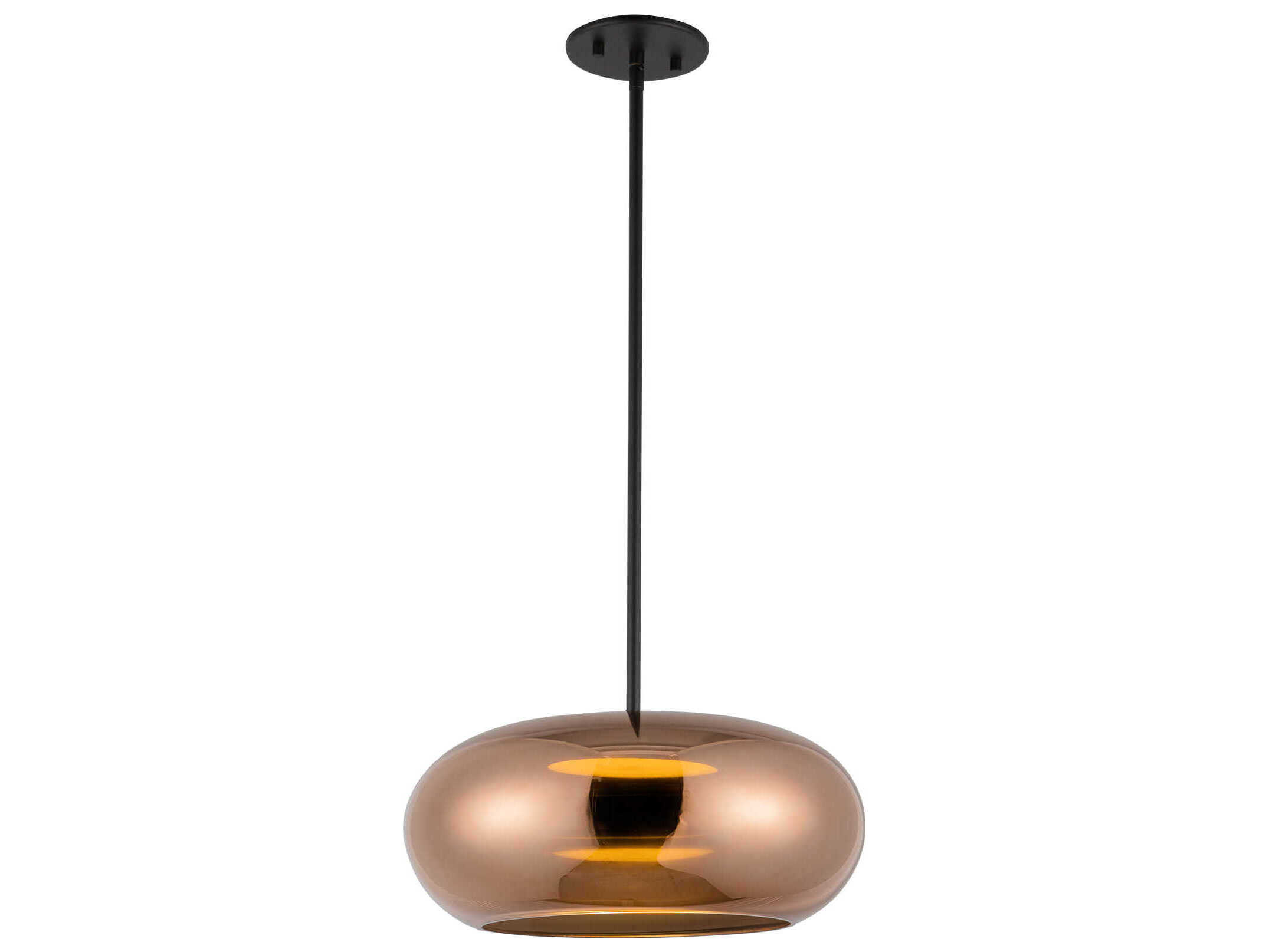 Kuzco Lighting Trinity Black Copper Pendant