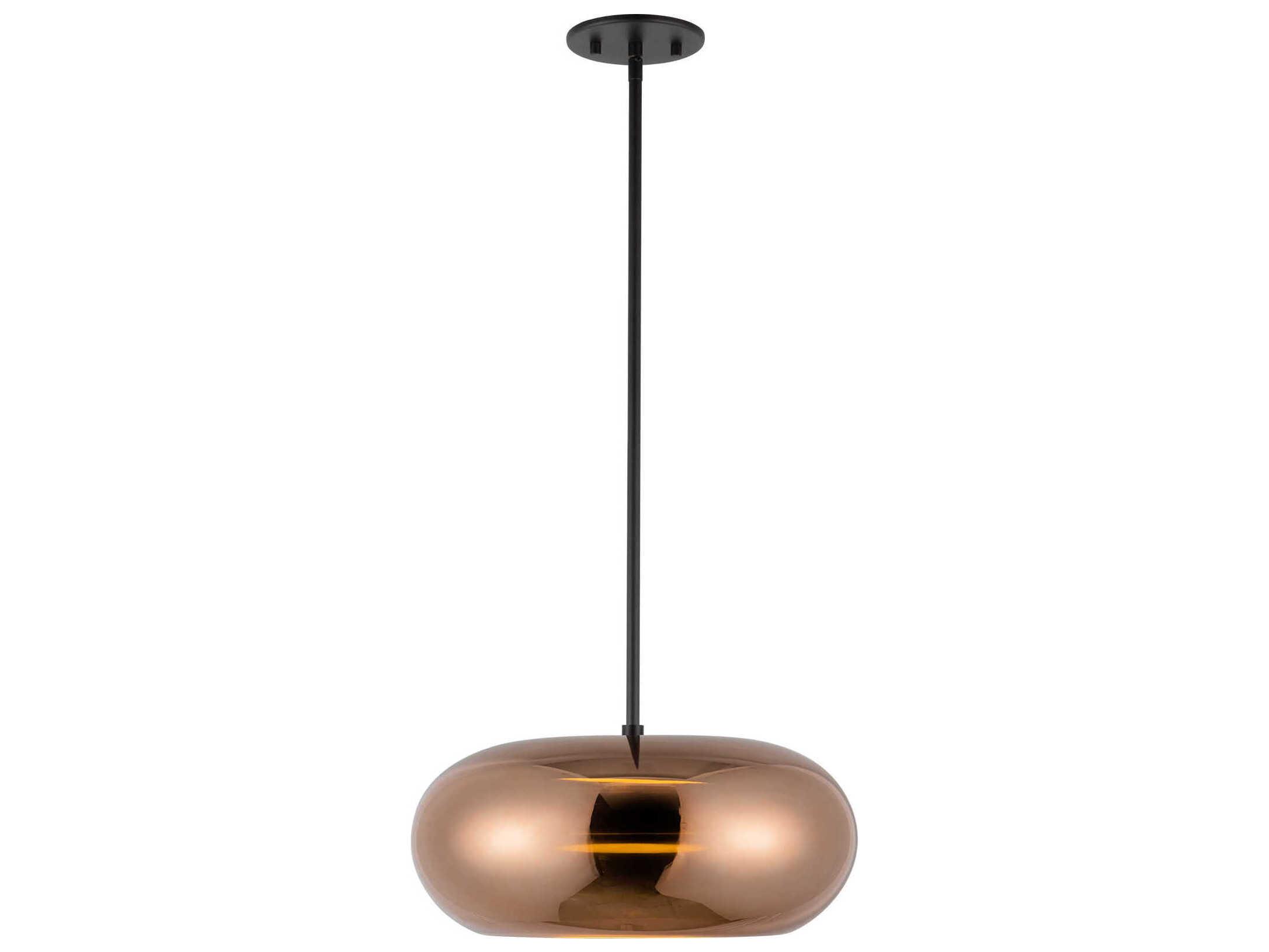 Kuzco Lighting Trinity Black Copper Pendant