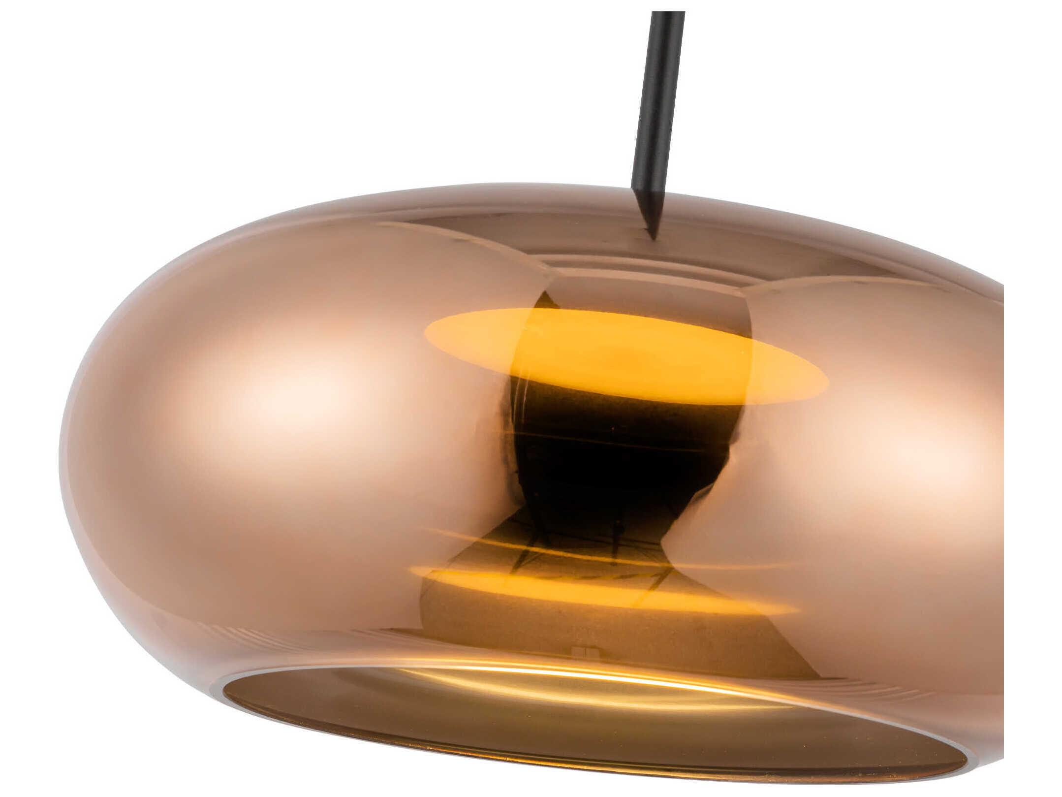 Kuzco Lighting Trinity Black Copper Pendant