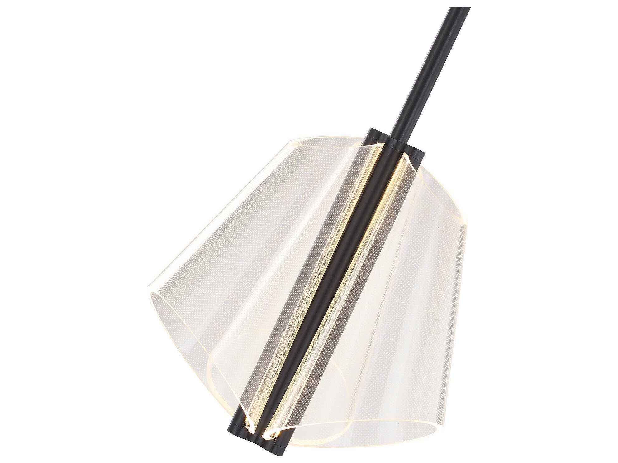 Kuzco Lighting Mulberry Black Geometric Mini Pendant