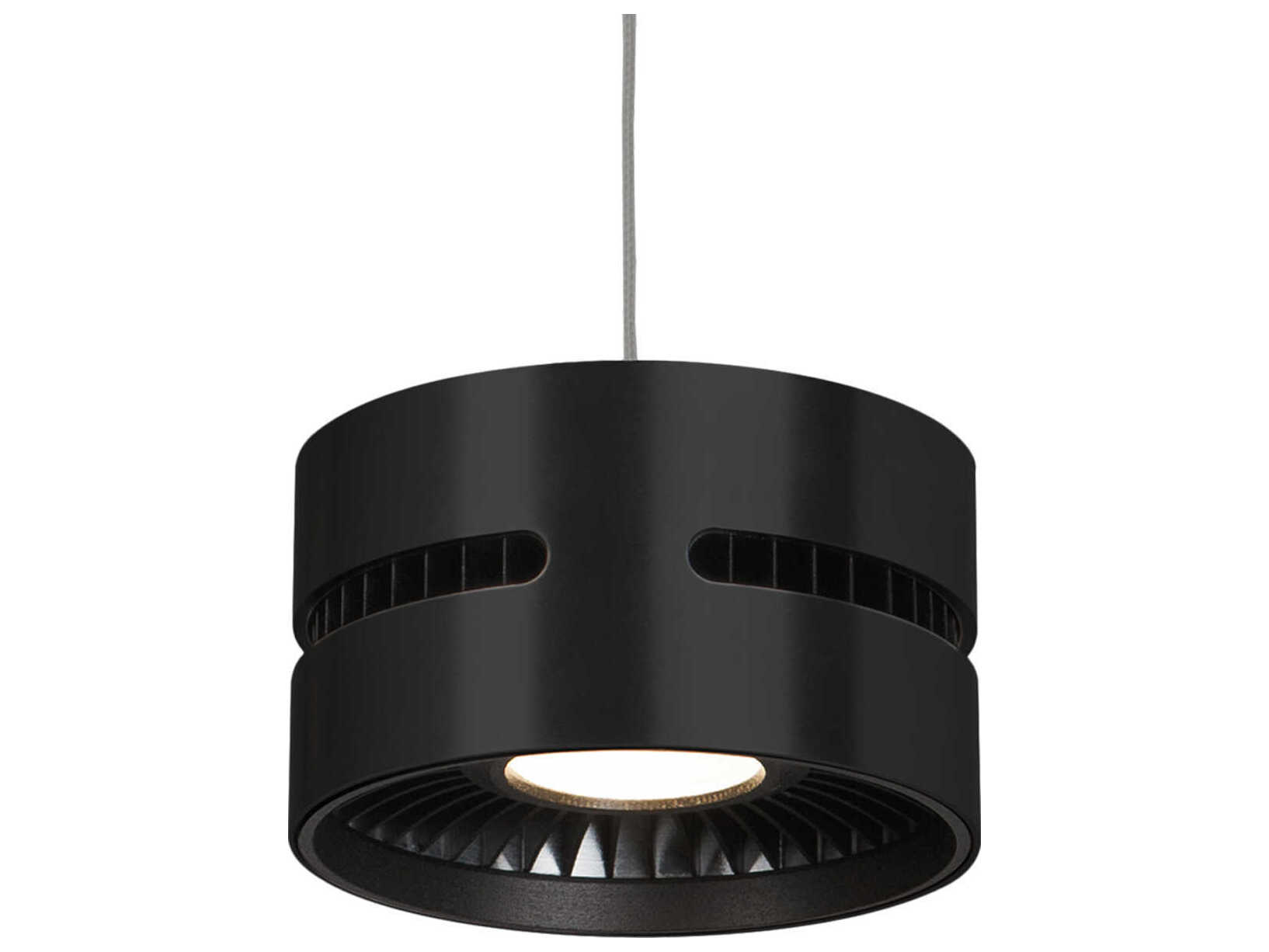 Kuzco Lighting Oxford Black Round Mini Pendant