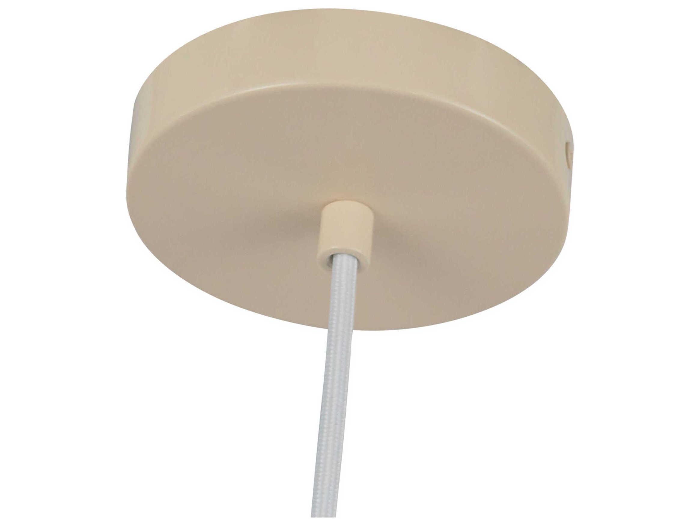 Kuzco Lighting Hayden Pearl White Cylinder Mini Pendant